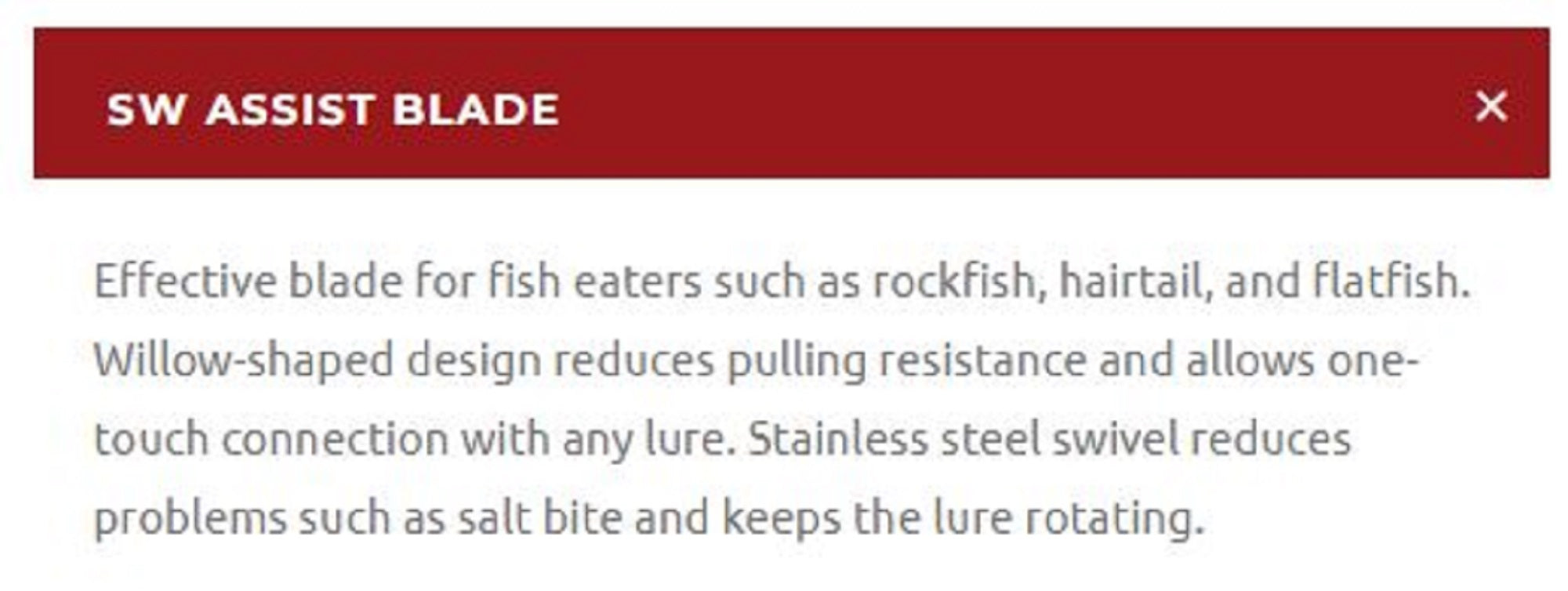 Xesta Assist Blade SW Silver 3 pieces (9081)