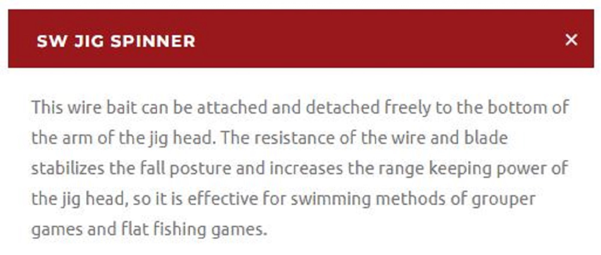 Xesta Jig Spinner Silver 3 pieces (9128)