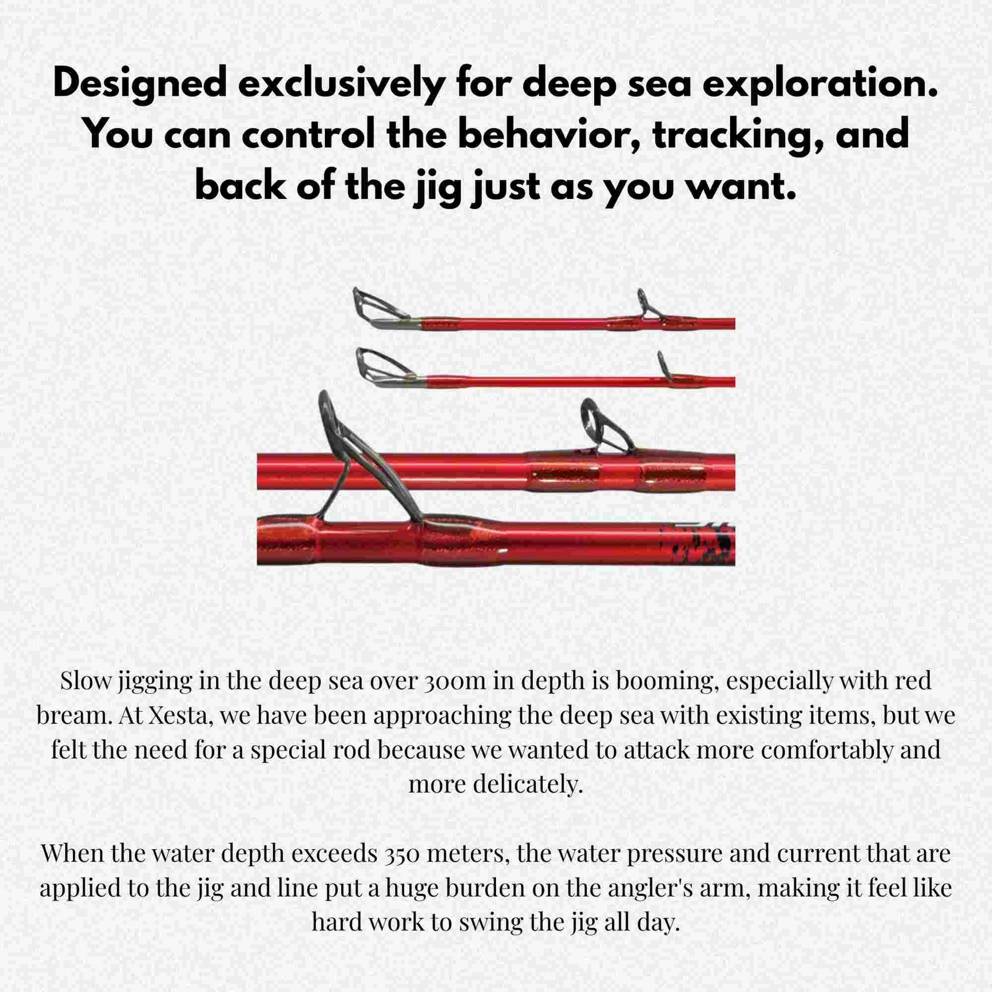 Xesta Rod Baitcast Slow Emotion Full Depth B64-H (1244)