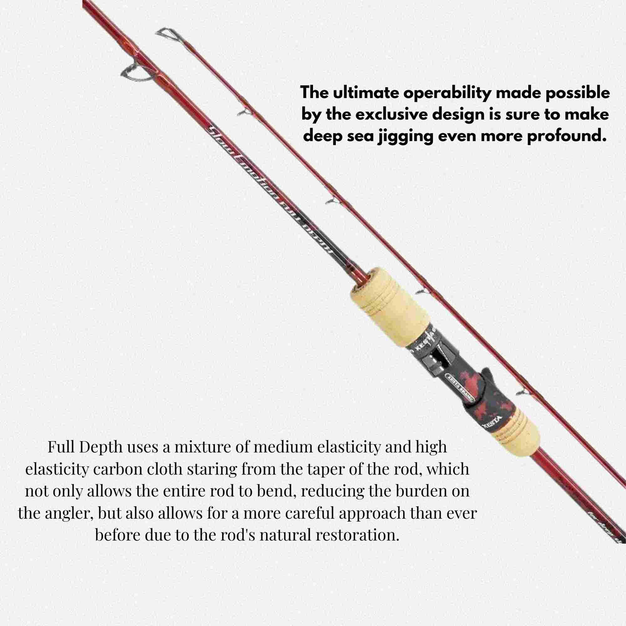 Xesta Rod Baitcast Slow Emotion Full Depth B64-H (1244)