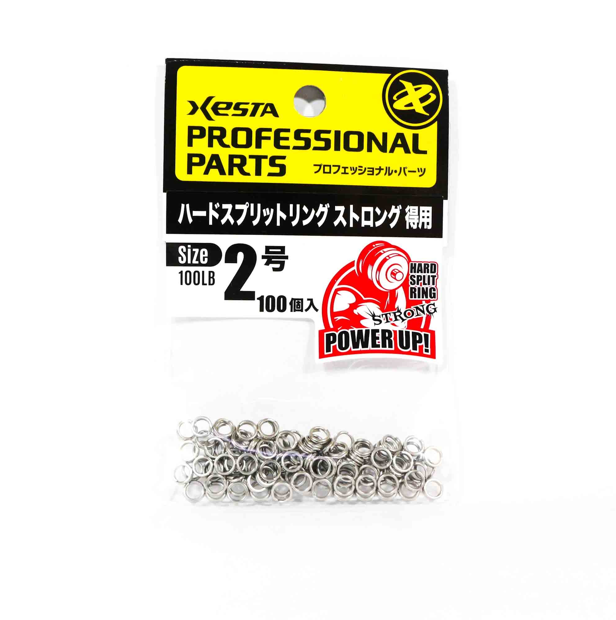 Xesta Split Rings Strong Value Pack Yellow Package Size 2, 100 pieces 7932