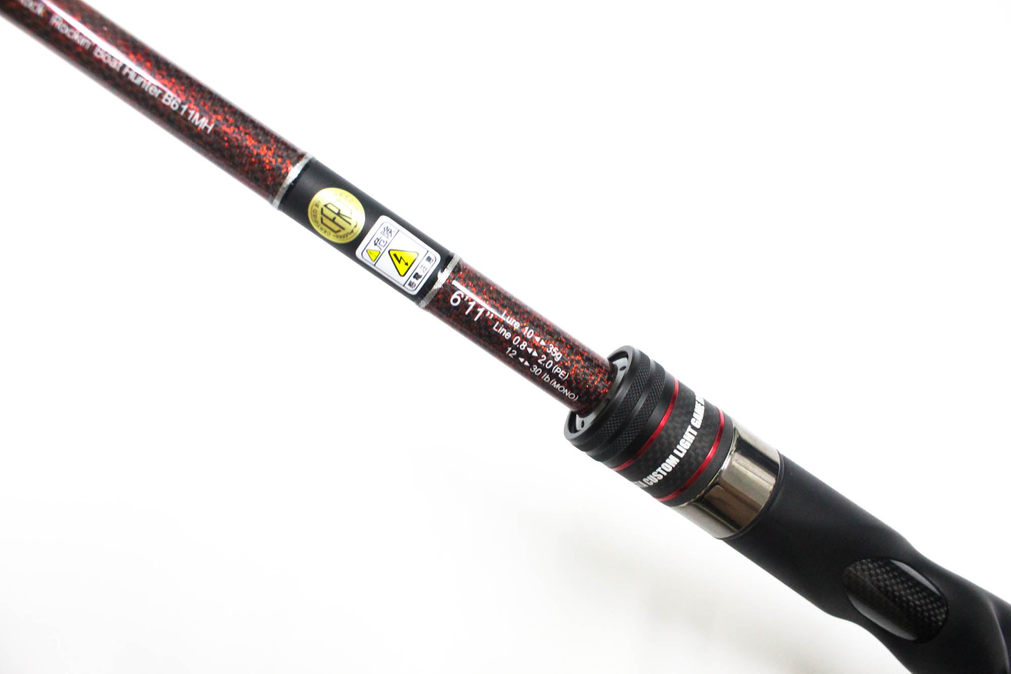 Xesta Rod Baitcast Black Star B611 MH Rockin Boat Hunter (8045)