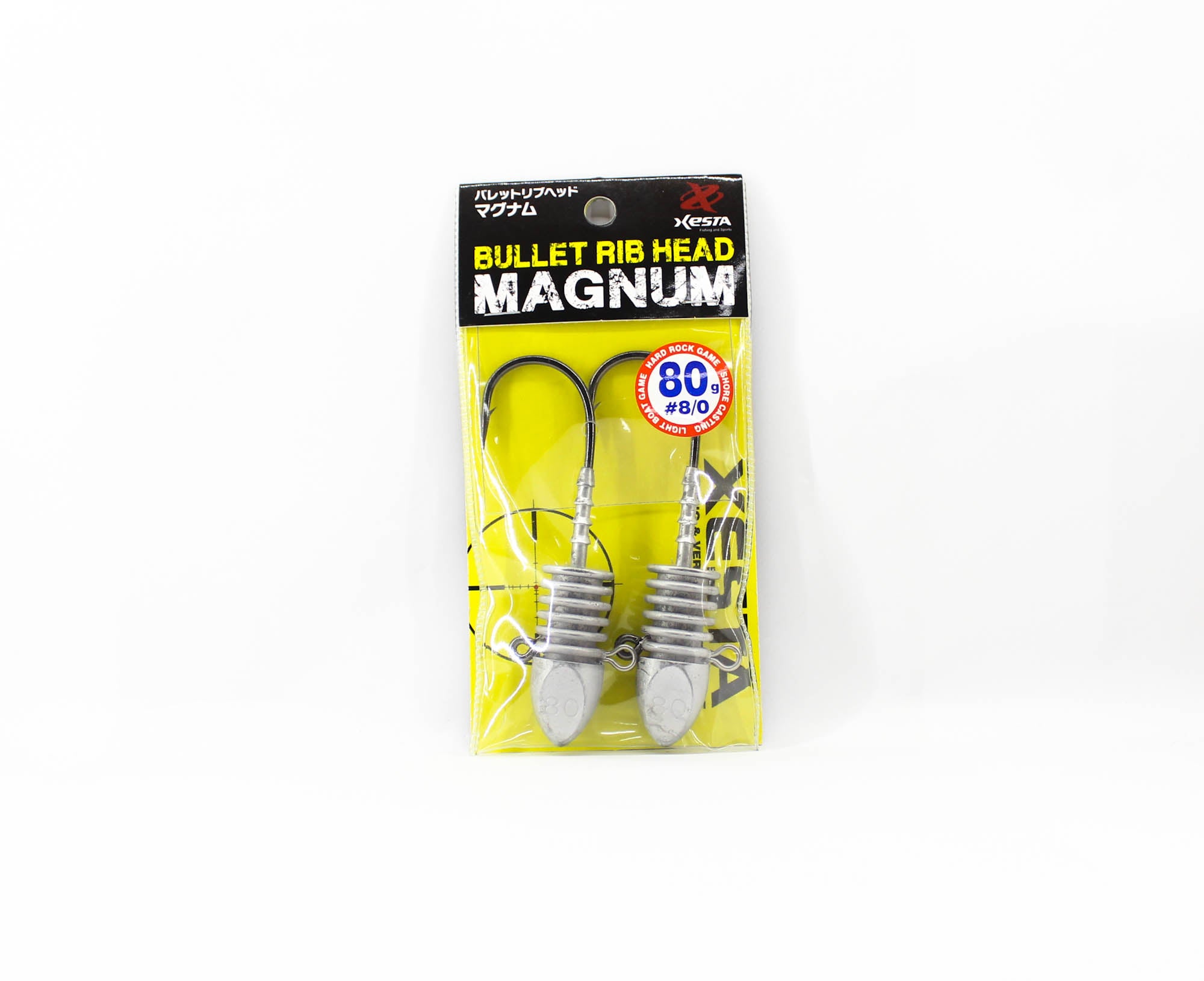 Xesta Jig Head Bullet Rib Magnum 80 grams Size 8/0 (1946)