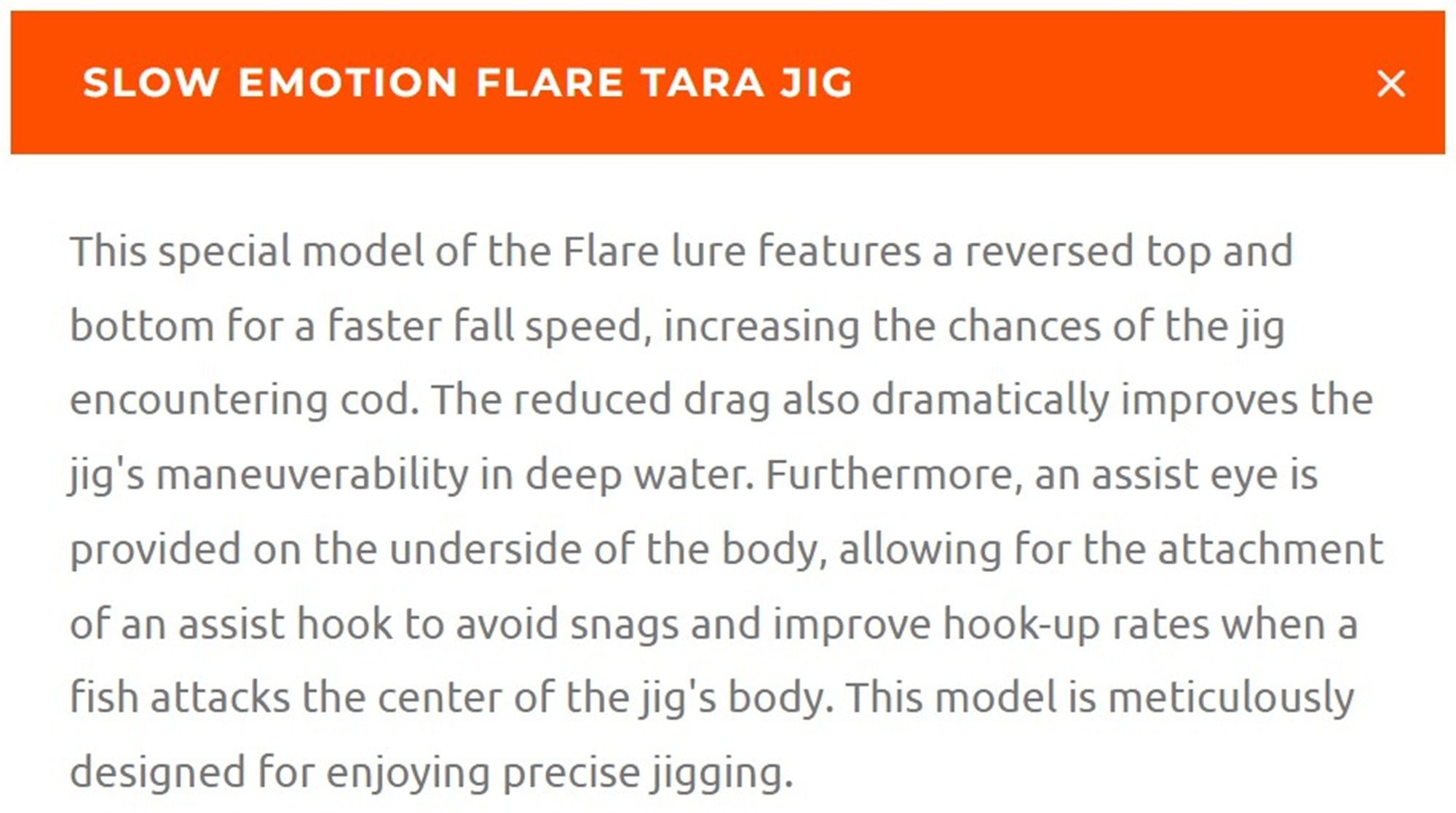 Xesta Metal Jig Slow Emotion Flare Tara 700 grams MBKSBL (3537)