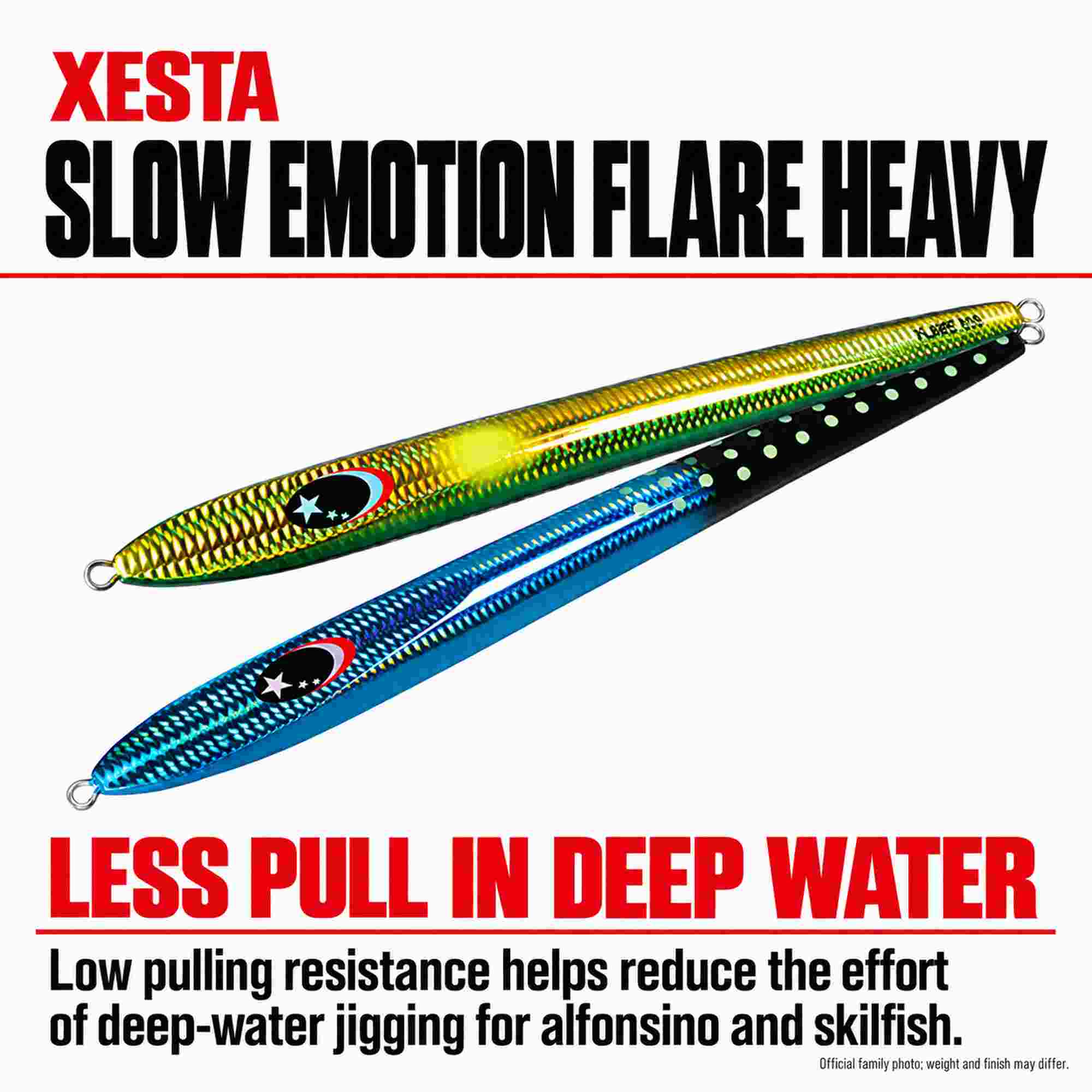 Xesta Metal Jig Slow Emotion Flare 600 grams ALZL (4350)
