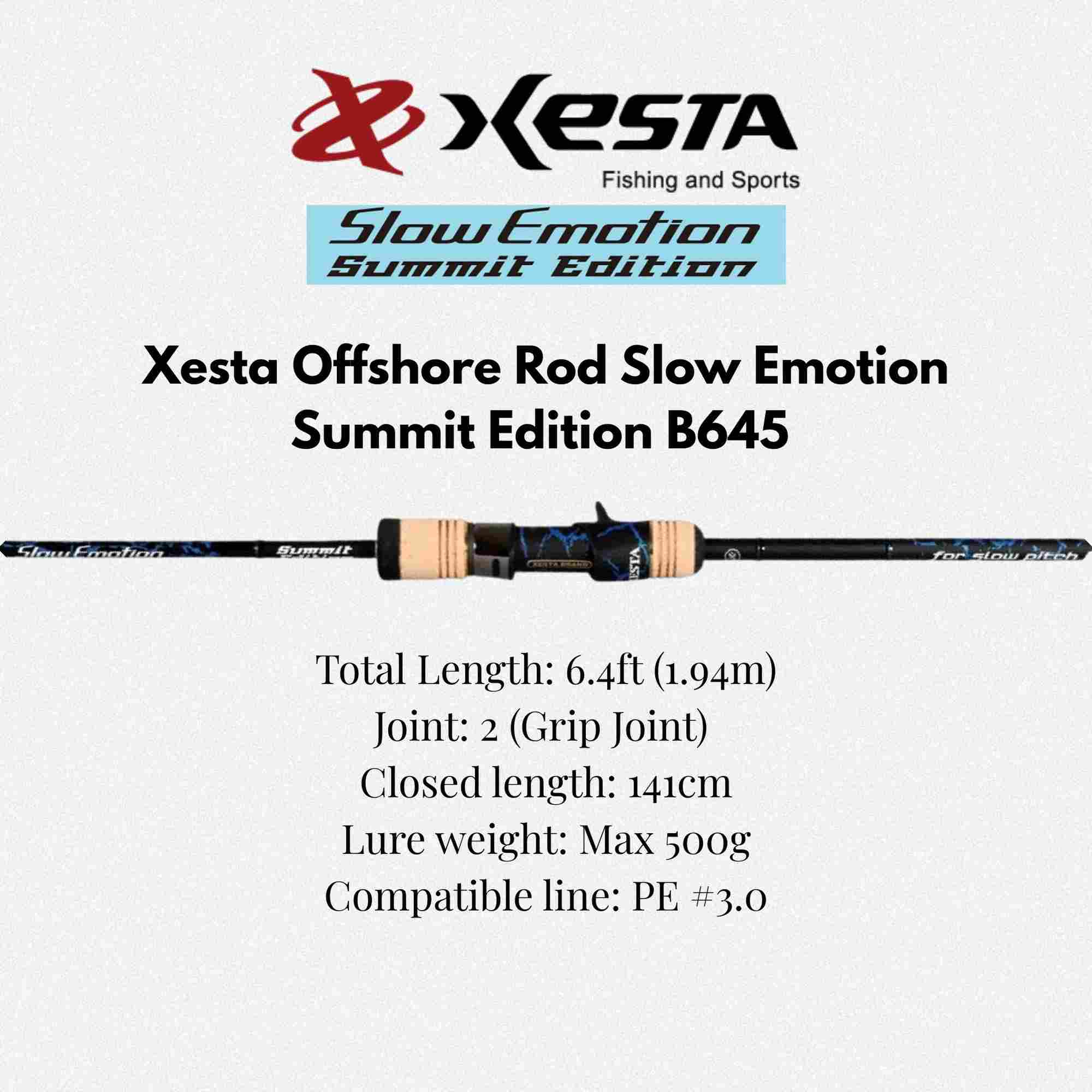 Xesta Rod Baitcast Slow Emotion Summit Edition B645 (7337)