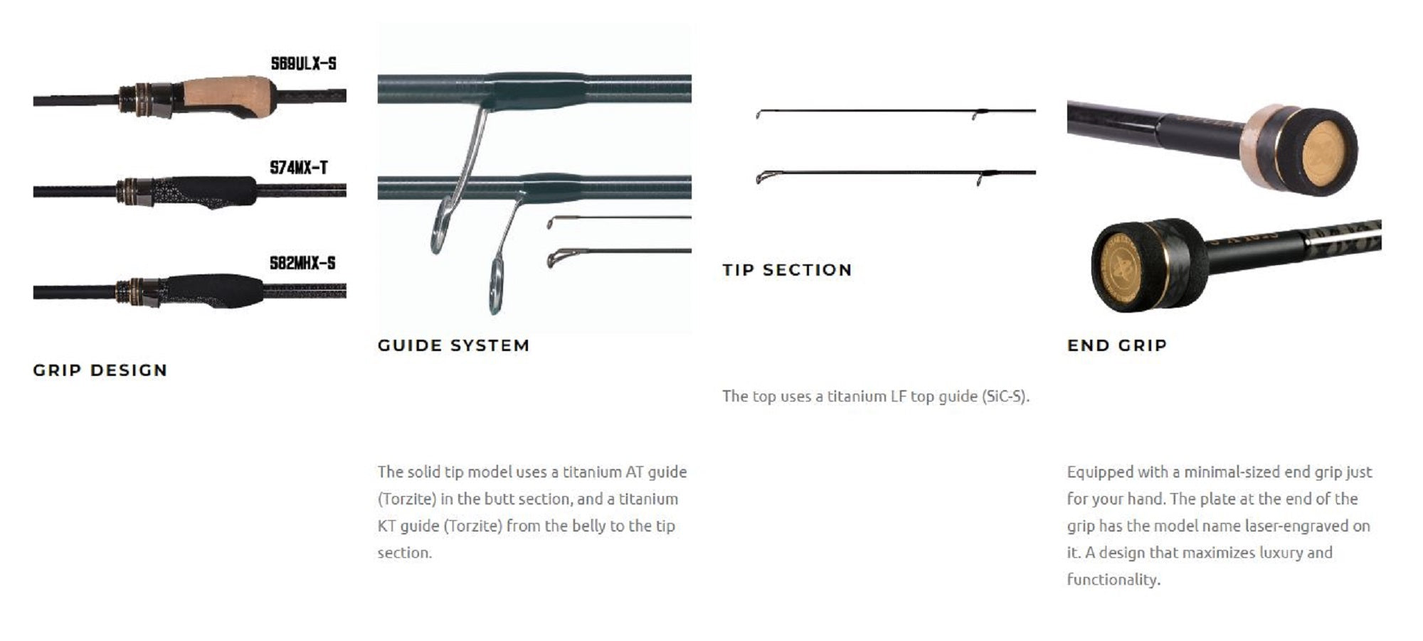 Xesta Rod Spinning Black Star Extra Tuned S74 MX-T Super Multi Friction 564