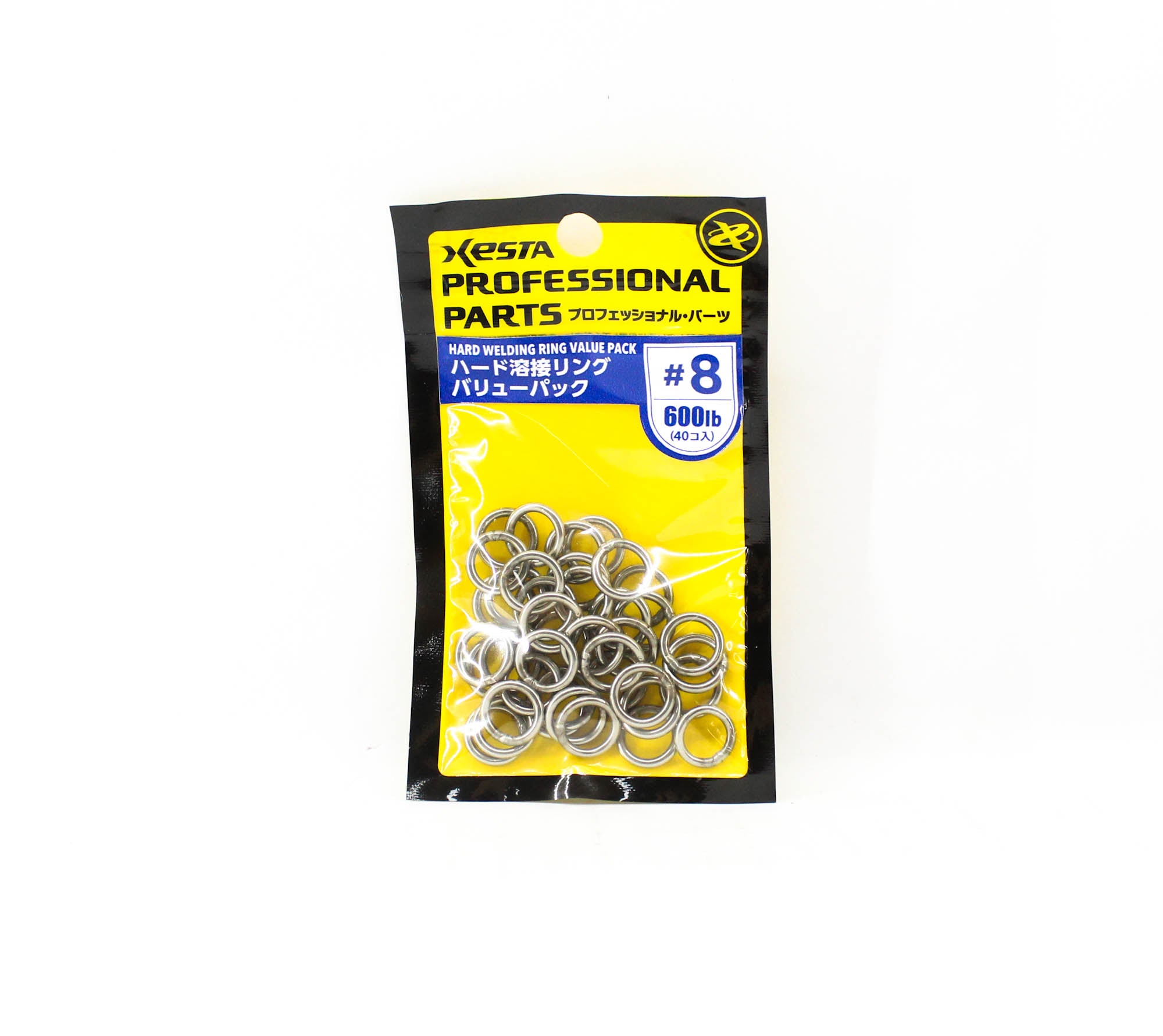 Xesta HP Hard Solid Ring Welded Value Pack Size 8 , 40 pieces (2674)