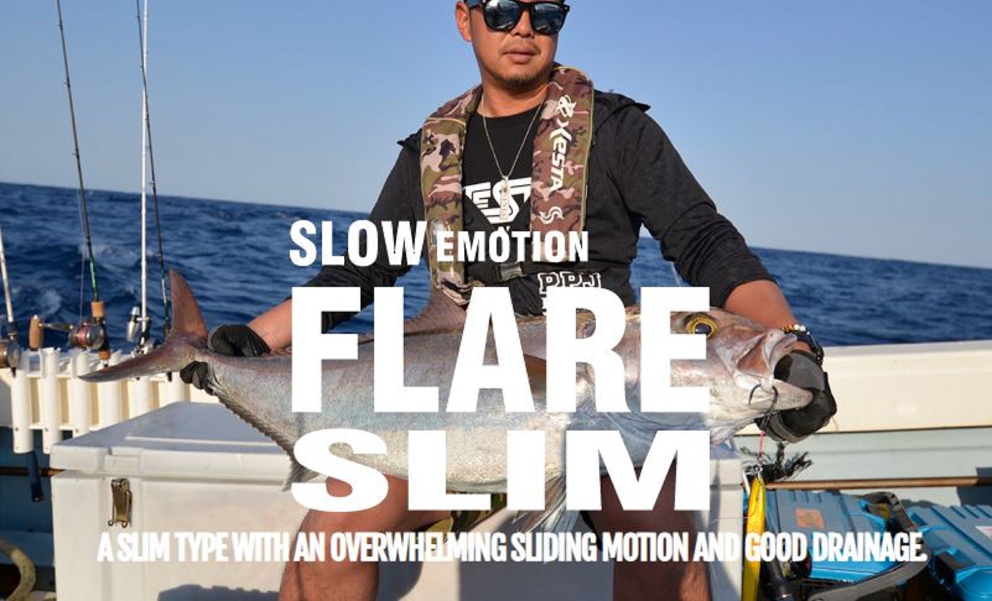 Xesta Metal Jig Slow Emotion Flare Slim 250 grams 132 (4135)