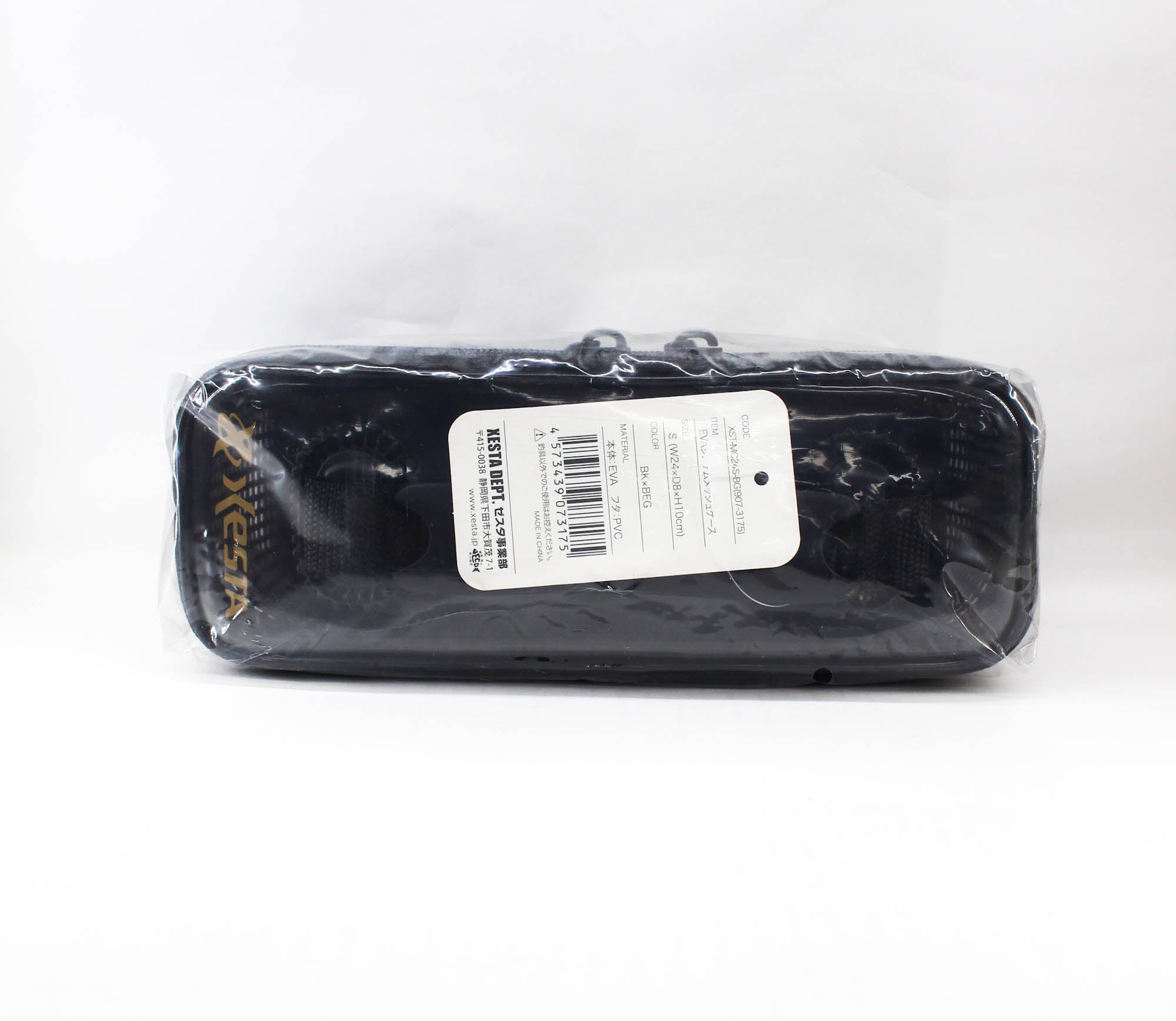 Xesta Mesh Case EVA System 24 x 8 x 10 cm Size S Black Beige (3175)