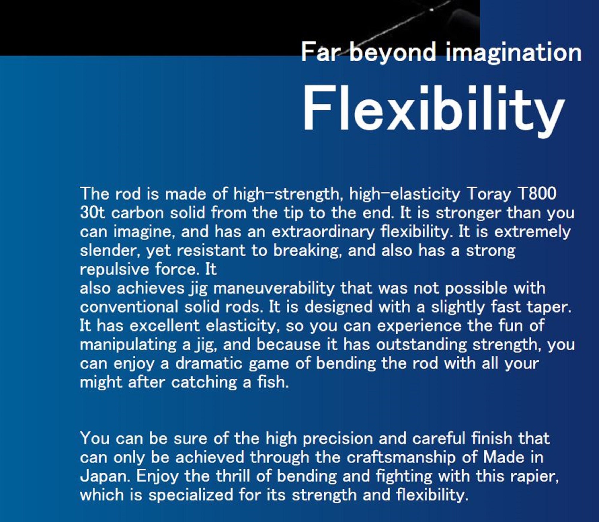 Seafloor Control Rod Baitcast Rapier RP-511-3 (4999)