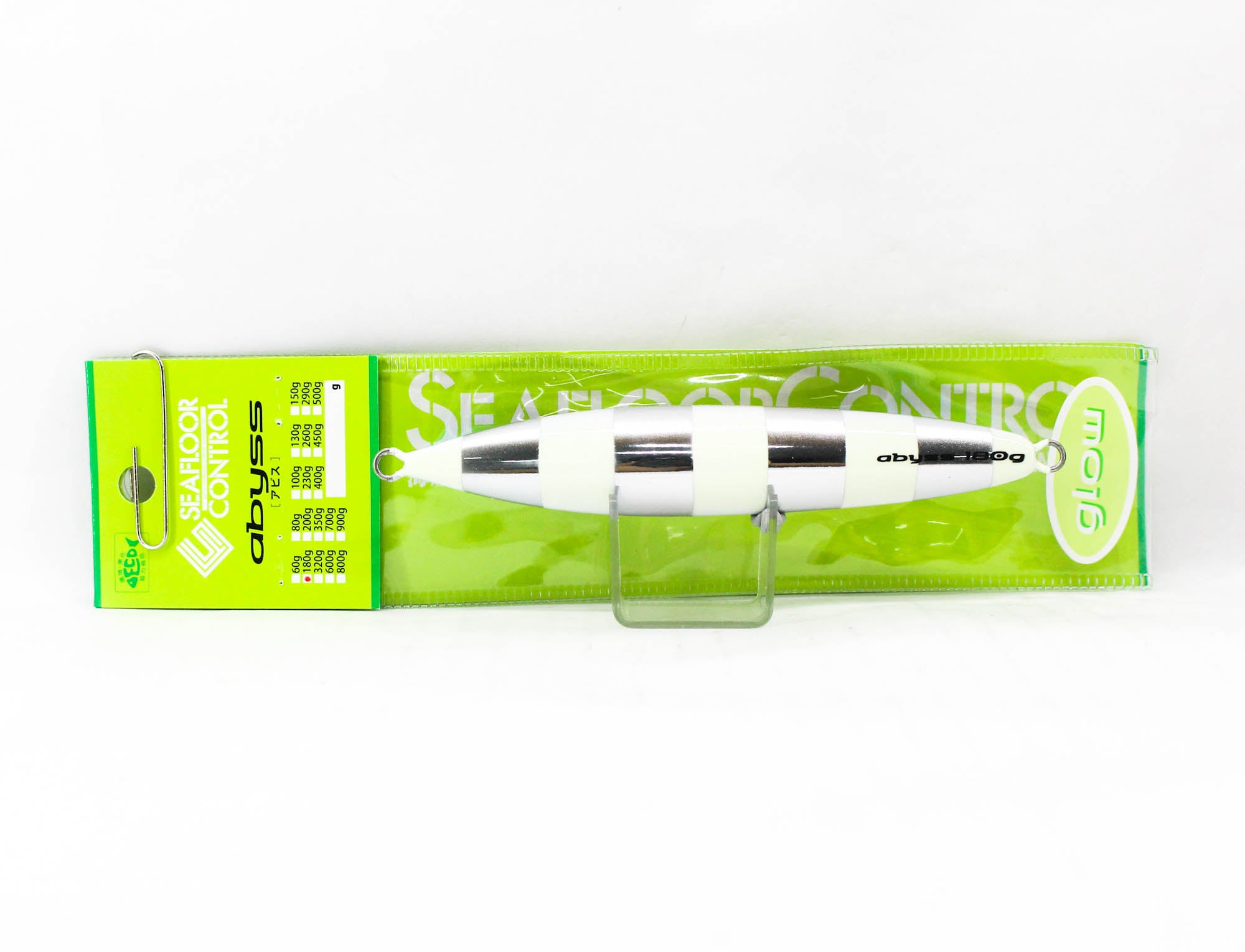 Seafloor Control Metal Jig Abyss 180 grams Zebra Glow AL (7750)