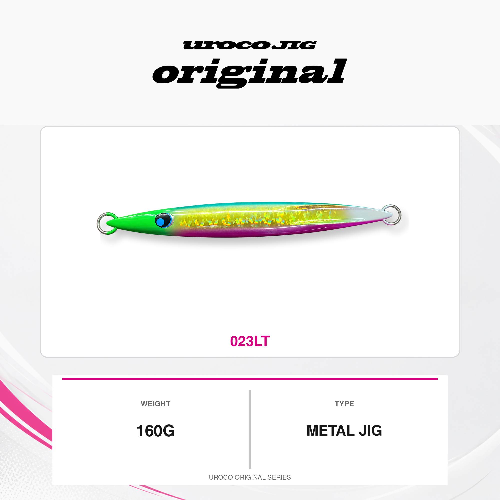 Uroco Metal Jig Uroco 160 grams 023LT (2649)