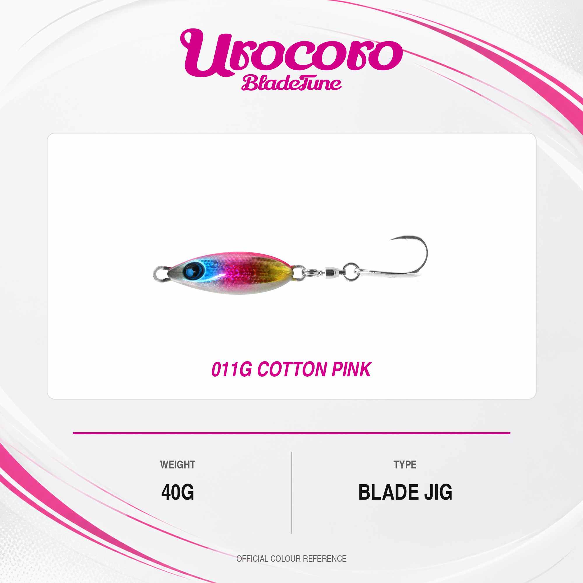 Uroco Metal Jig Blade Tune 40 grams 011 (3110)