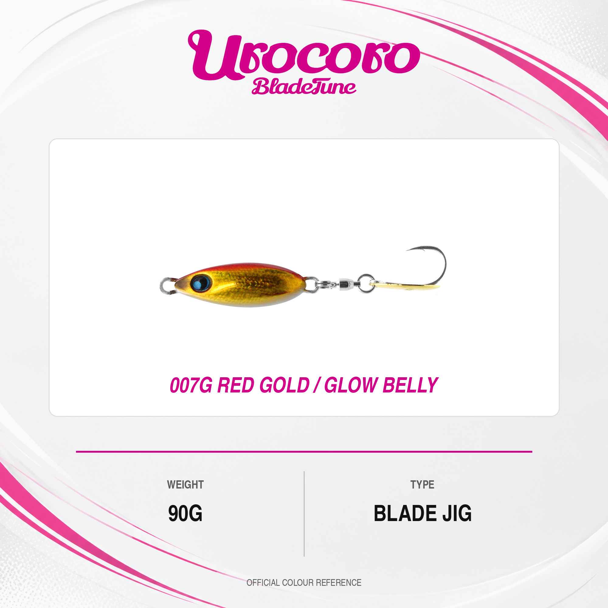Uroco Metal Jig Blade Tune 90 grams 007 (3233)