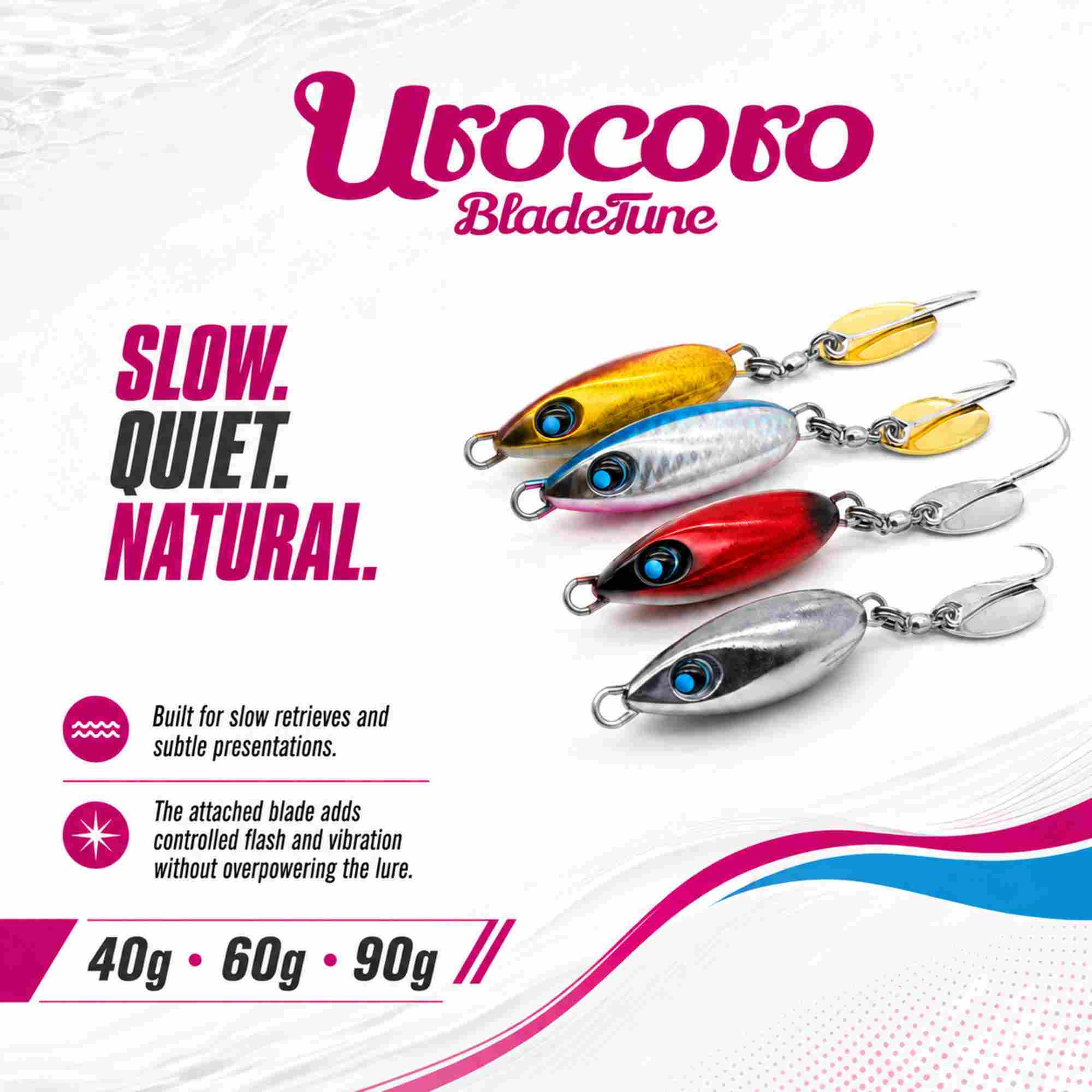 Uroco Metal Jig Blade Tune 90 grams 007 (3233)