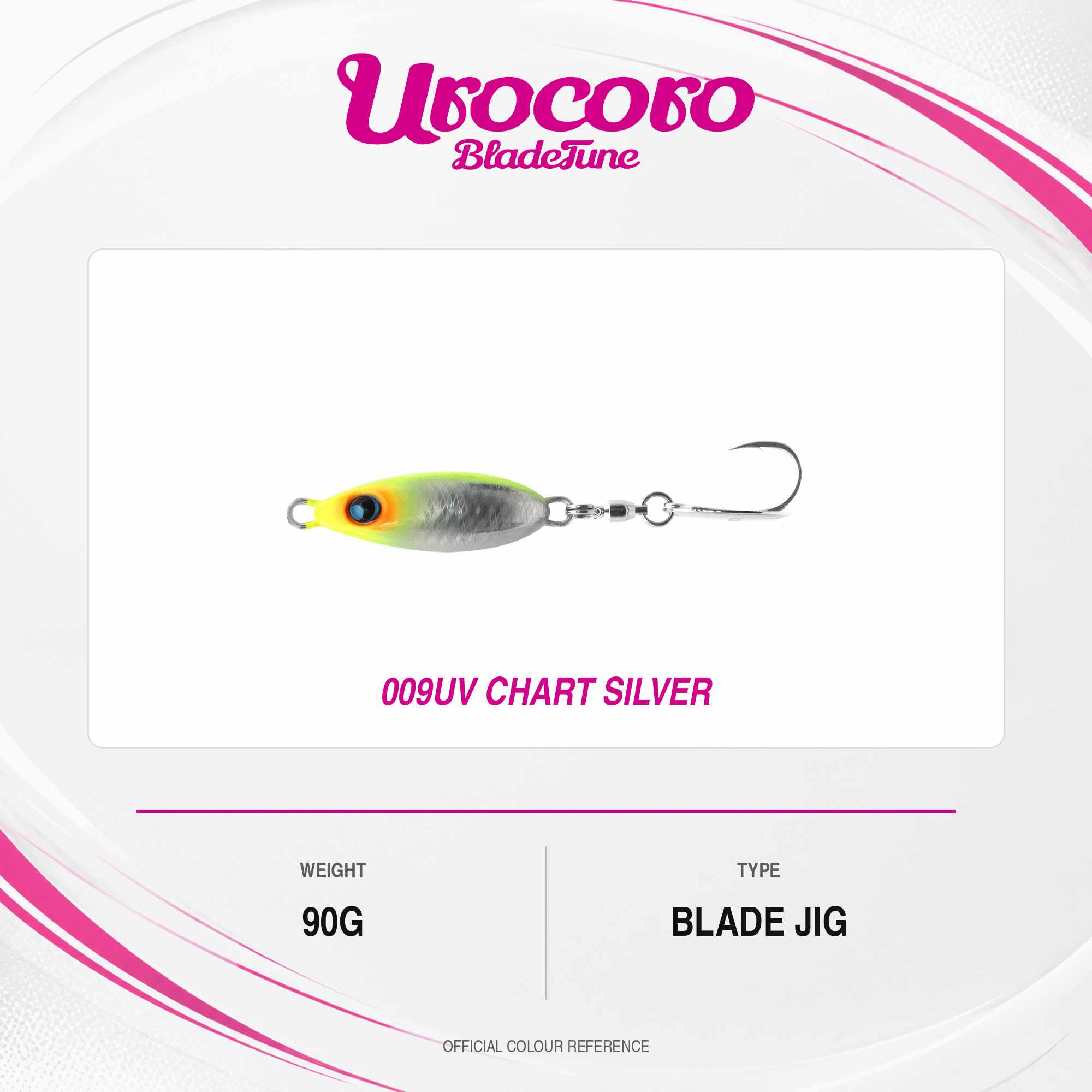 Uroco Metal Jig Blade Tune 90 grams 009 (3257)