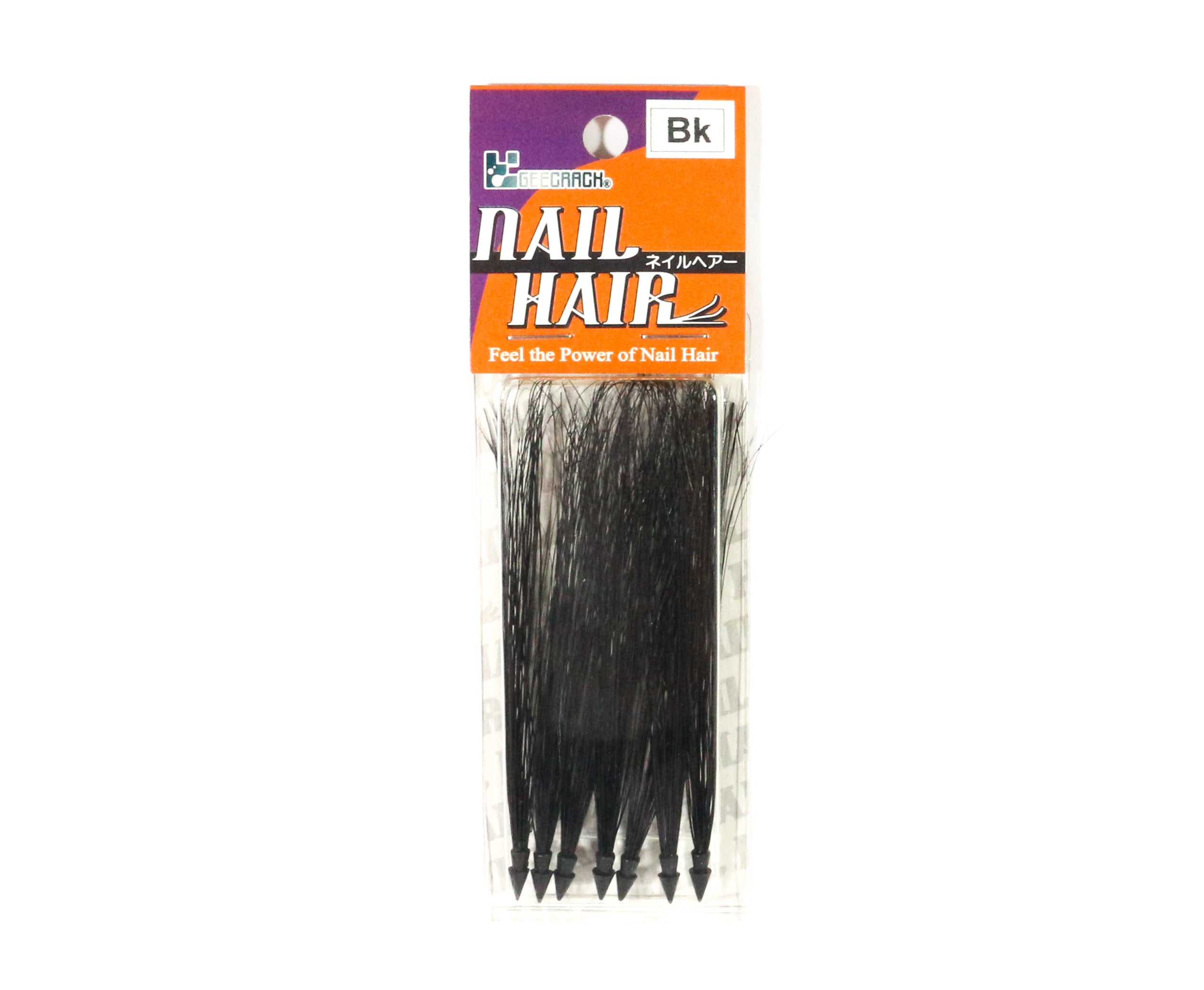 Gee Crack Nail Hair Parts for Soft Lure Black (3011)