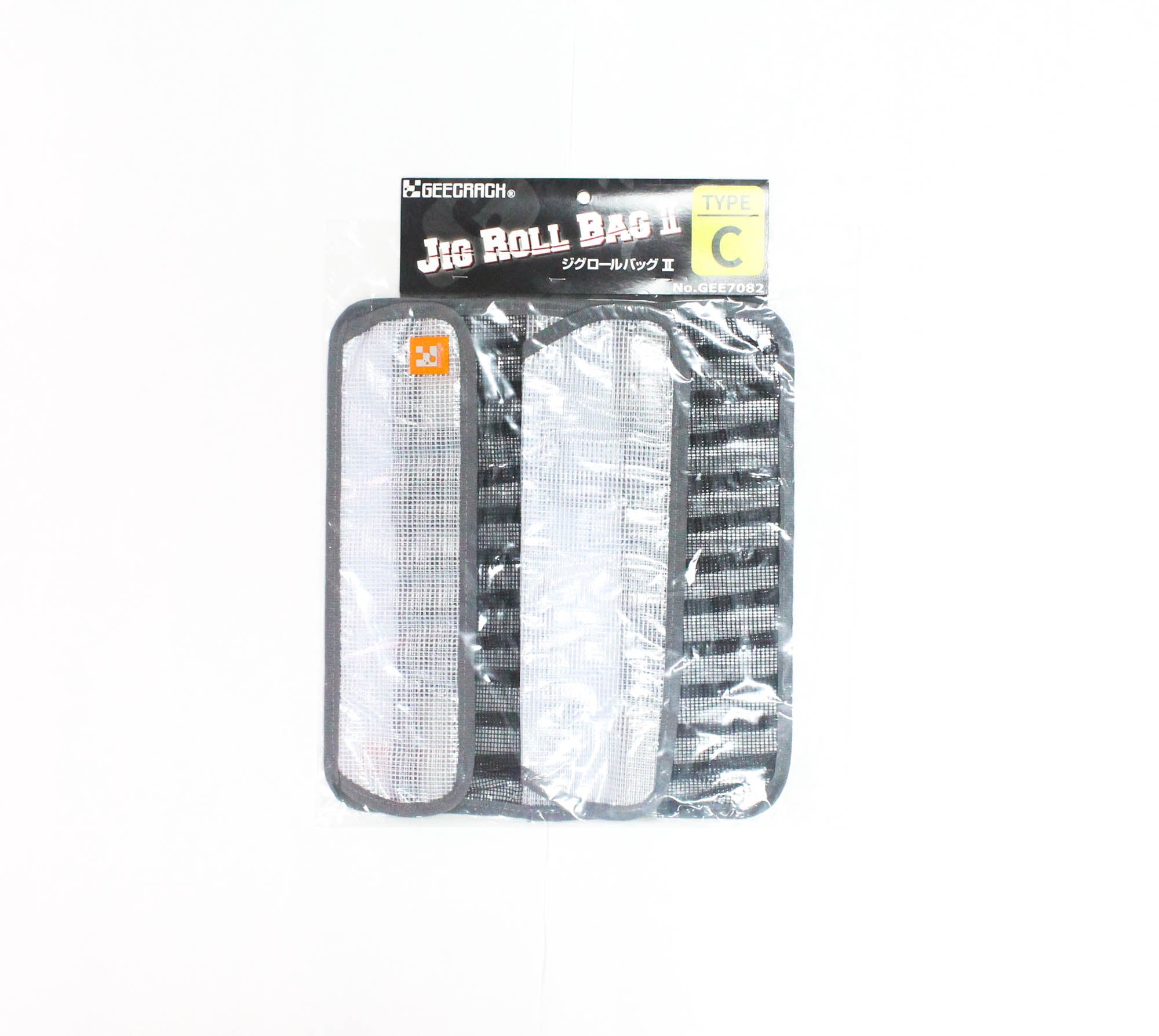 Gee Crack Jig Roll Bag Type C 24 Pockets Max Length 14 cm Clear (4680)