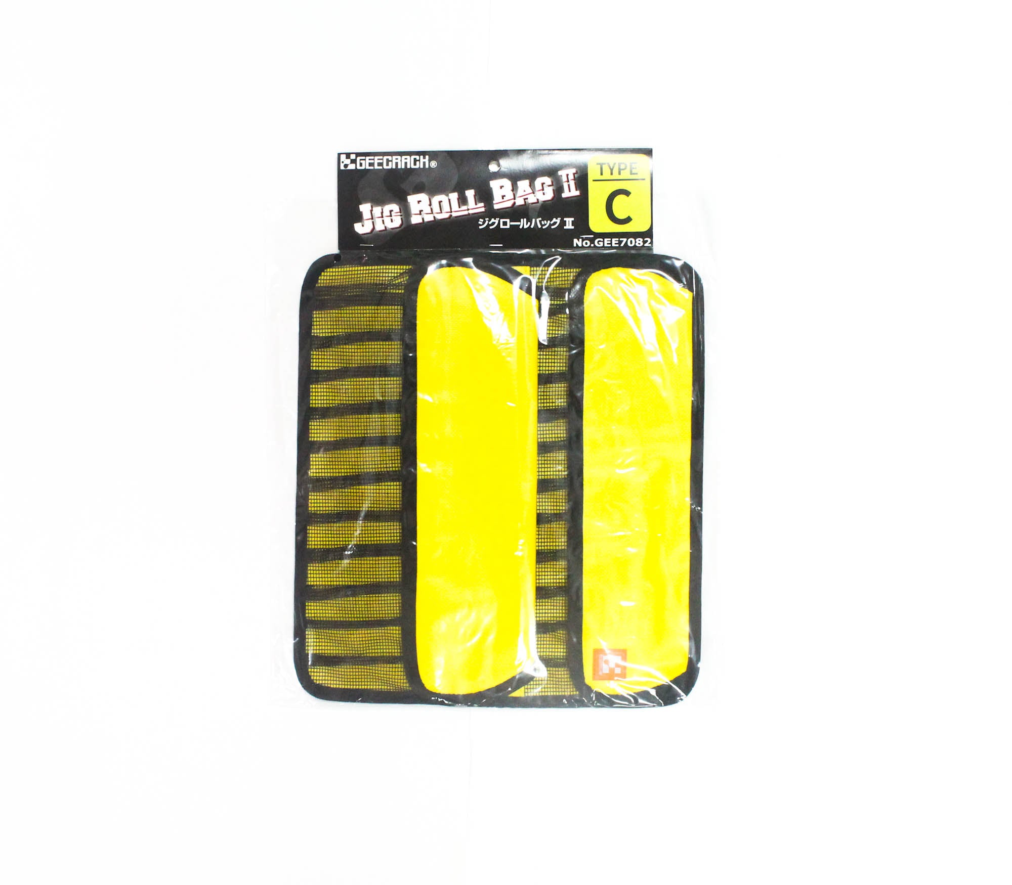 Gee Crack Jig Roll Bag Type C 24 Pockets Max Length 14 cm Yellow (4727)