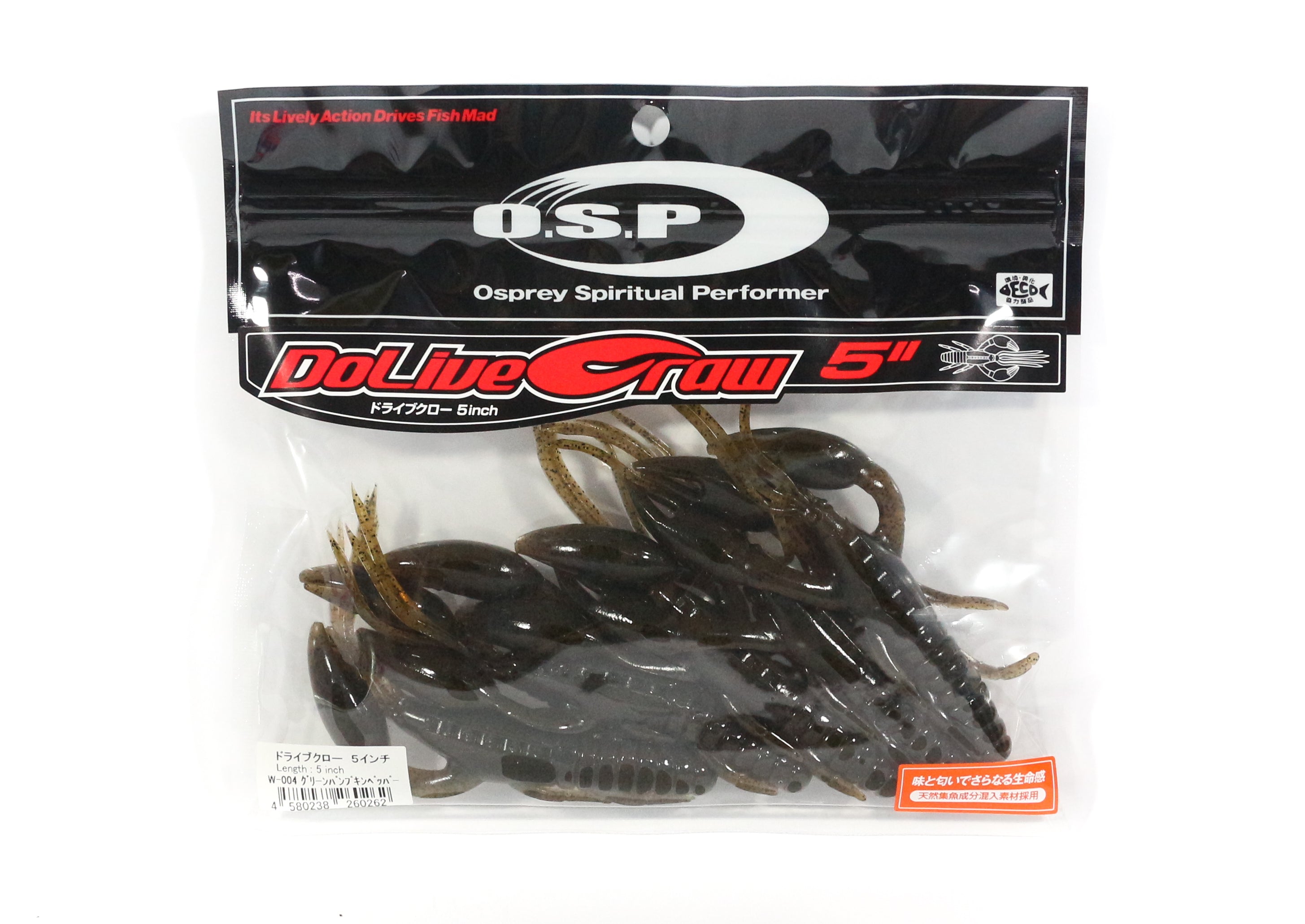 OSP Soft Lure Dolive Craw 5 Inches W-004 (0262)