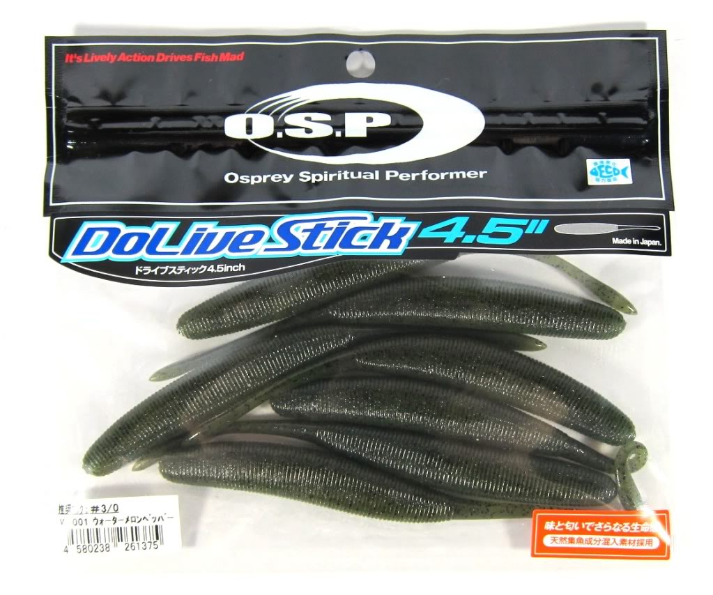 OSP Soft Lure Dolive Shad 4.5 Inches W-001 (1375)