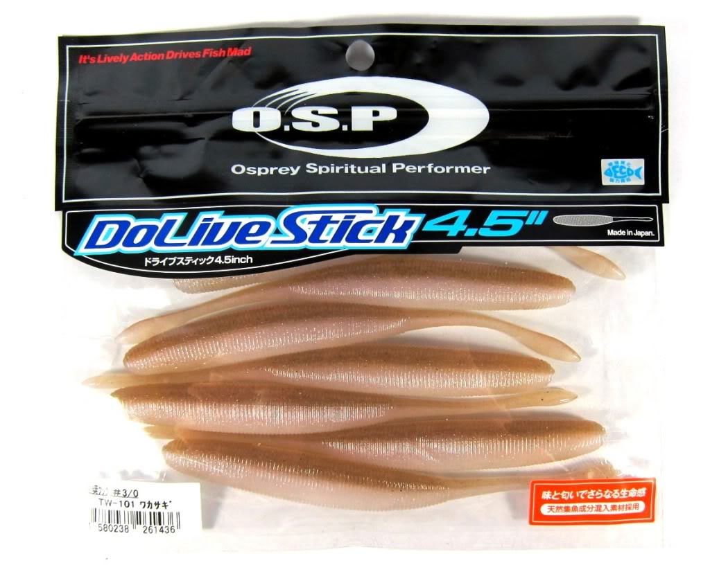 OSP Soft Lure Dolive Shad 4.5 Inches TW-101 (1436)