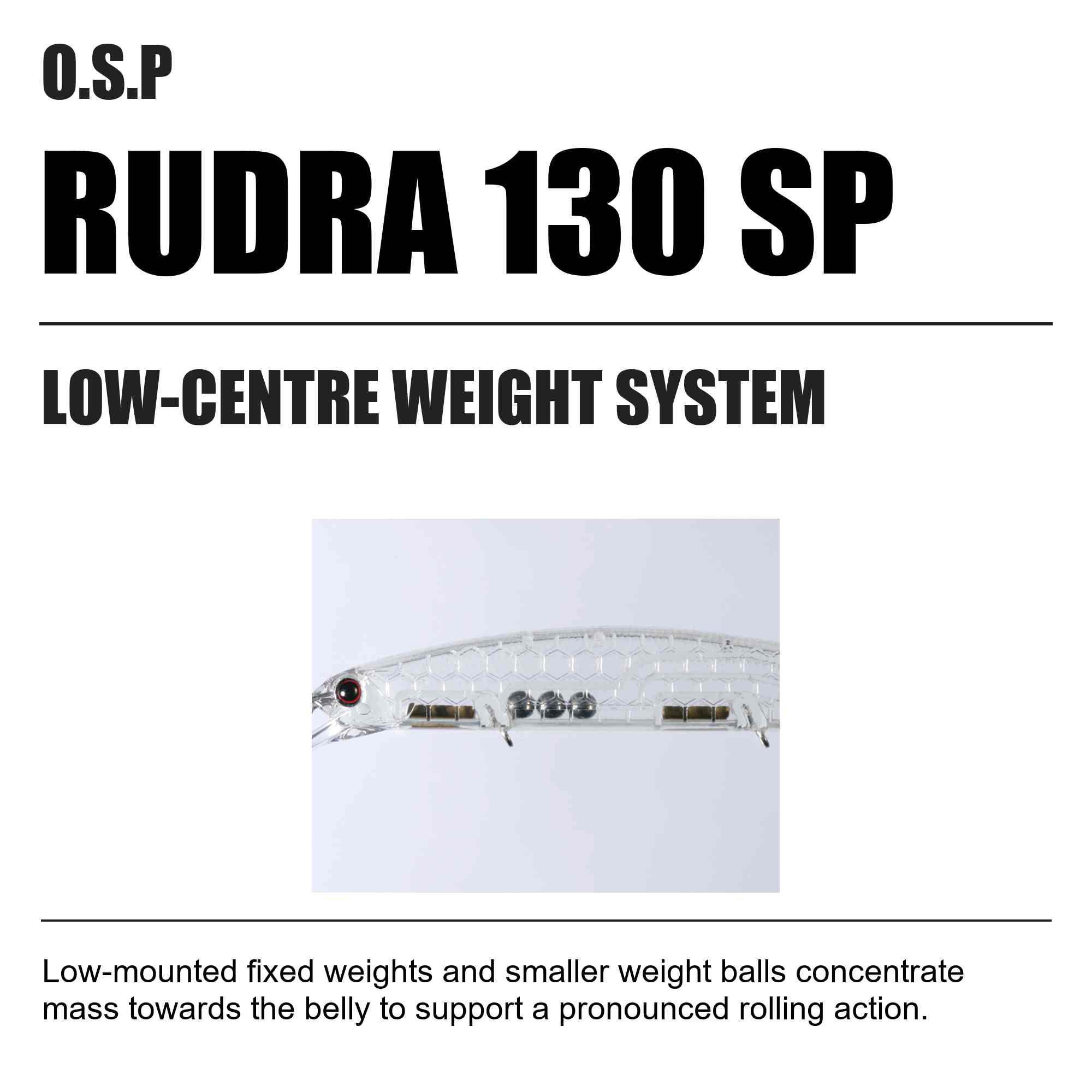 OSP Rudra 130 SP Suspend Lure M-14 (4130)