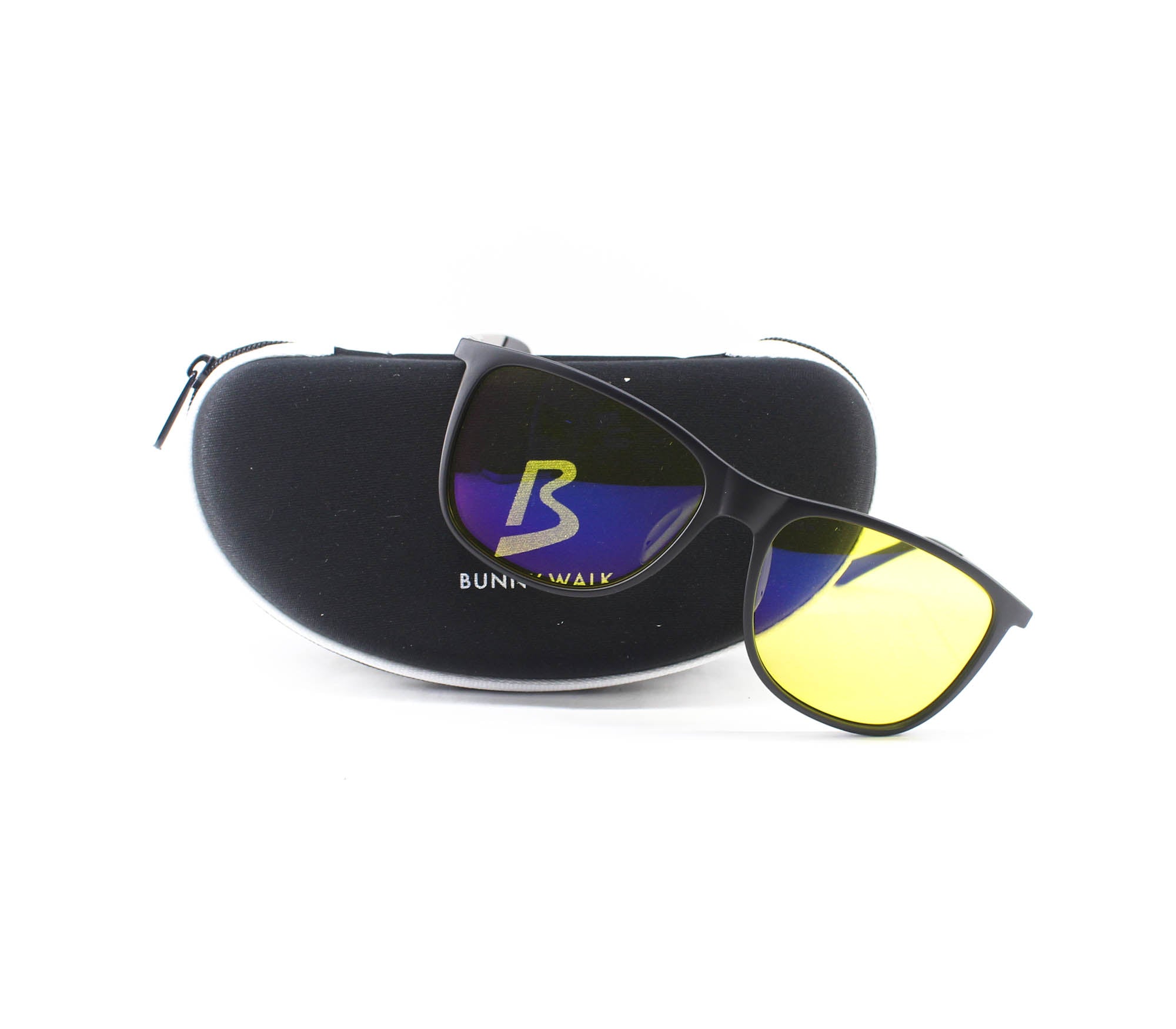 Bunny Walk BW-0214Y Sunglasses Polarised Black Yellow (1300)