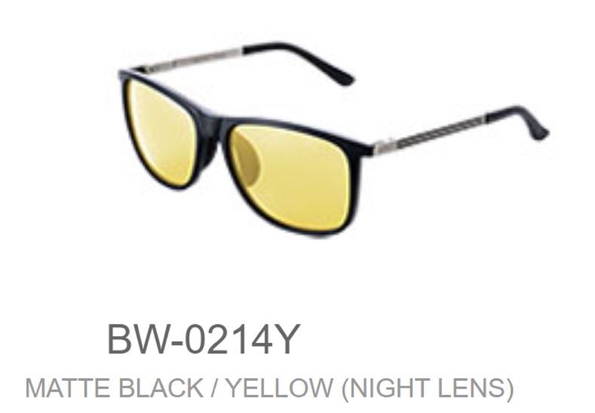 Bunny Walk BW-0214Y Sunglasses Polarised Black Yellow (1300)