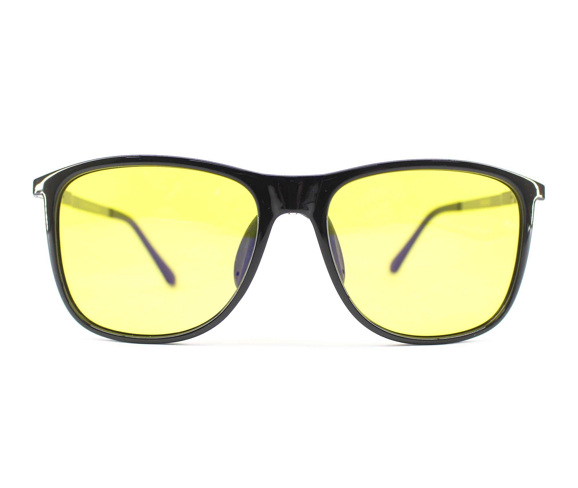 Bunny Walk BW-0215Y Sunglasses Polarised Shiny Blk/Yellow (1317)