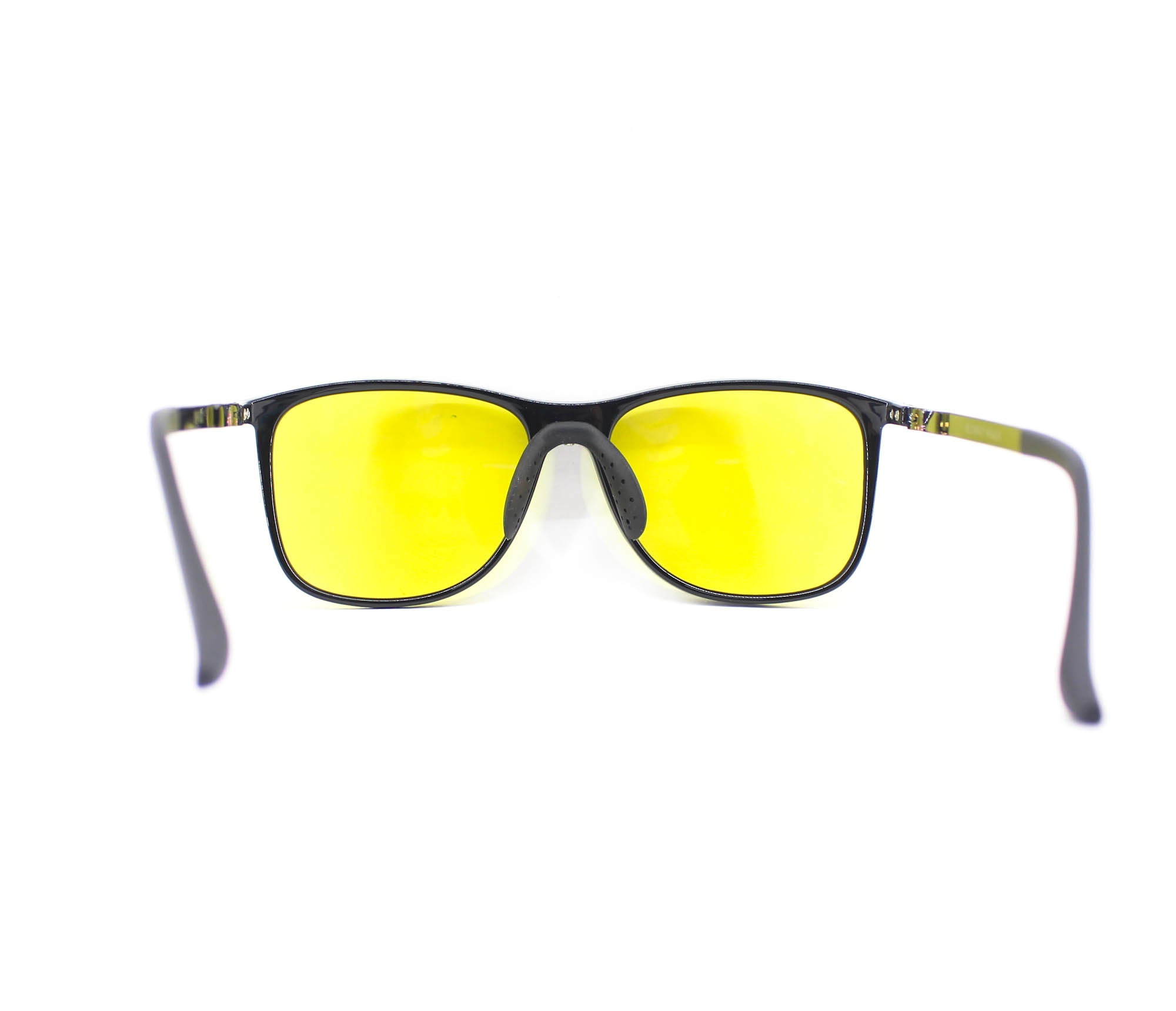 Bunny Walk BW-0215Y Sunglasses Polarised Shiny Blk/Yellow (1317)