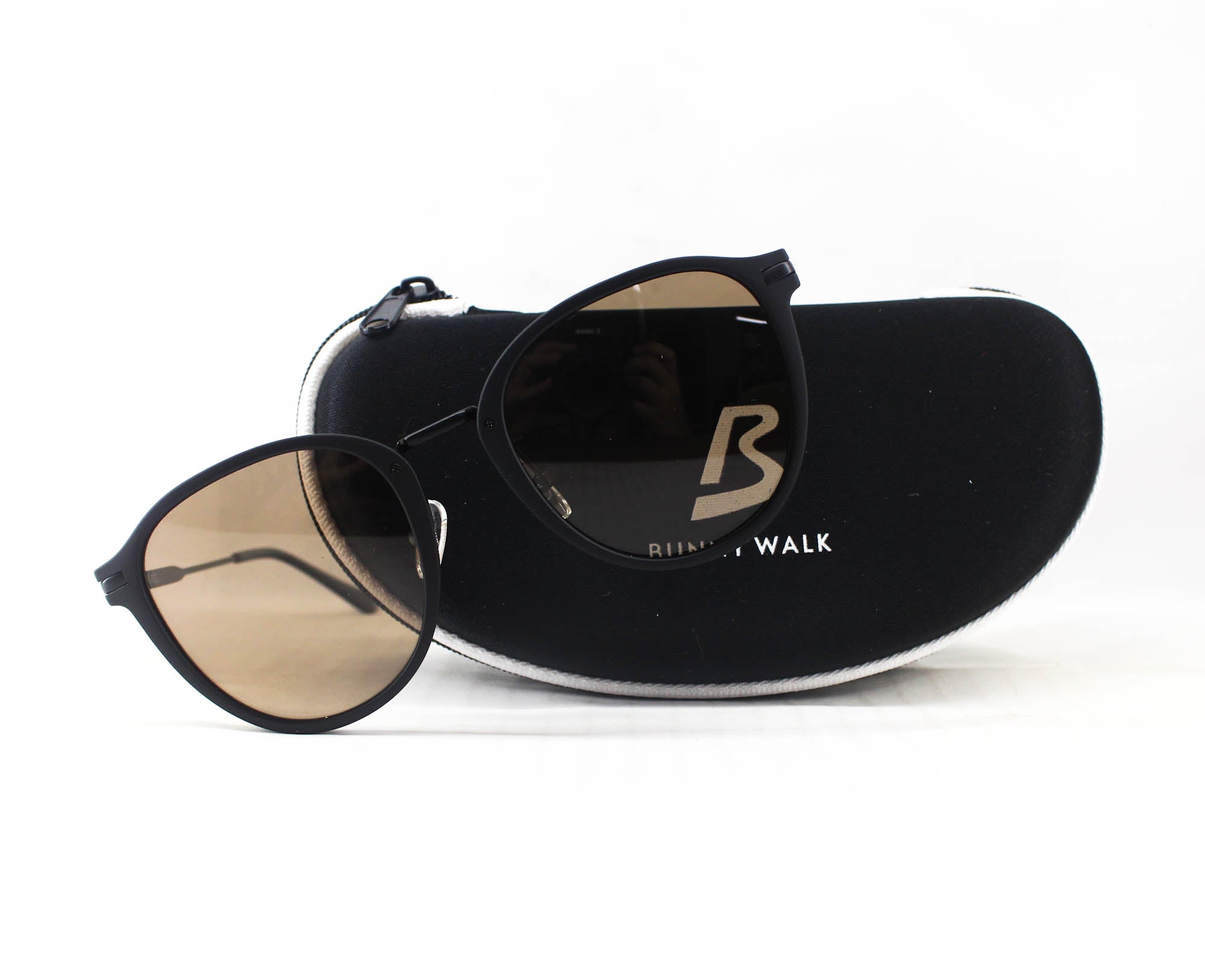 Bunny Walk BW-0270C Sunglasses Polarised Matte Black High Contrast (1836)