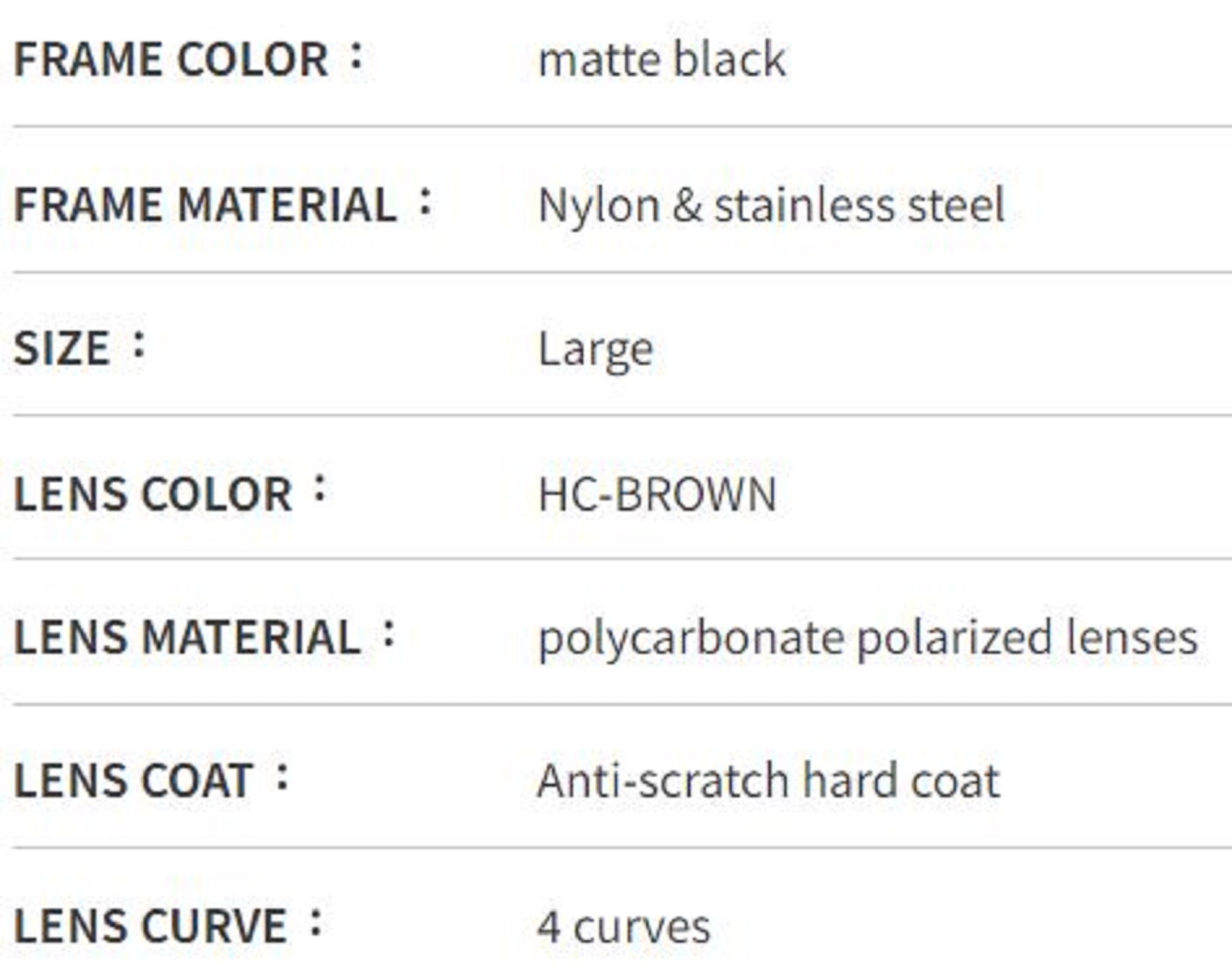 Bunny Walk BW-0270C Sunglasses Polarised Matte Black High Contrast (1836)