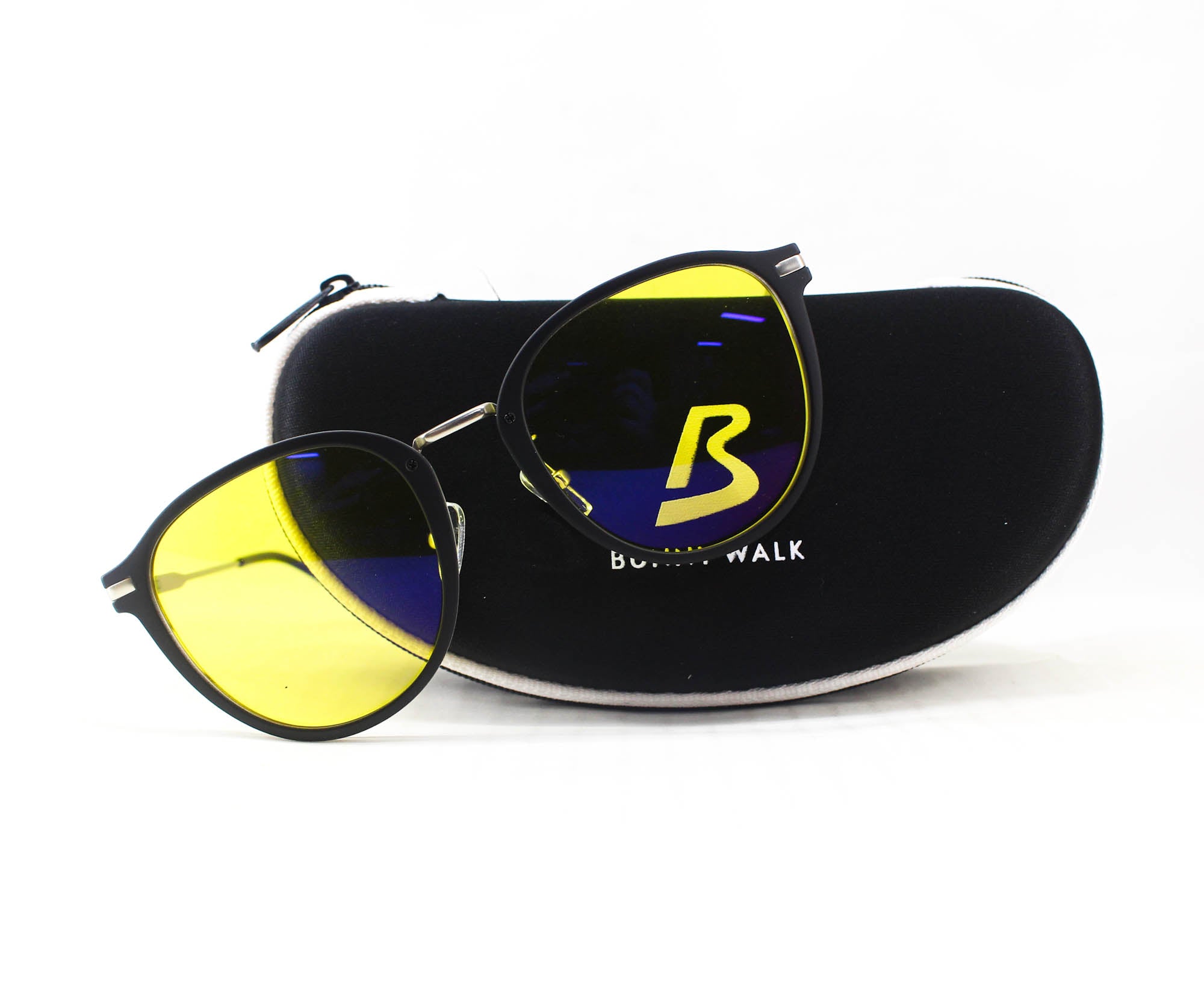 Bunny Walk BW-0271Y Sunglasses Polarised Matte Black Night Glass (1850)