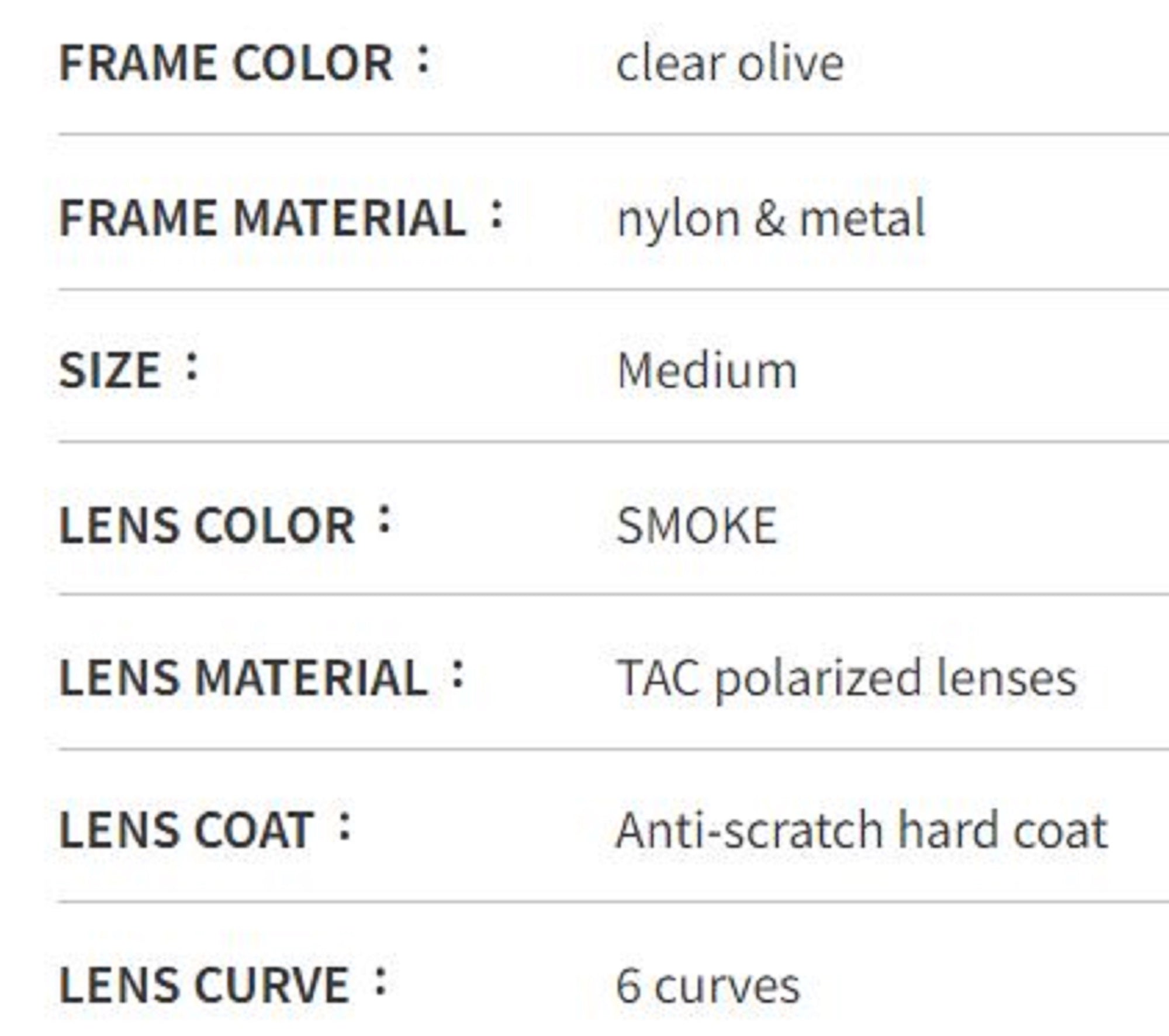 Bunny Walk BW-0280F Sunglasses Polarised Clear Olive Gray (1935)