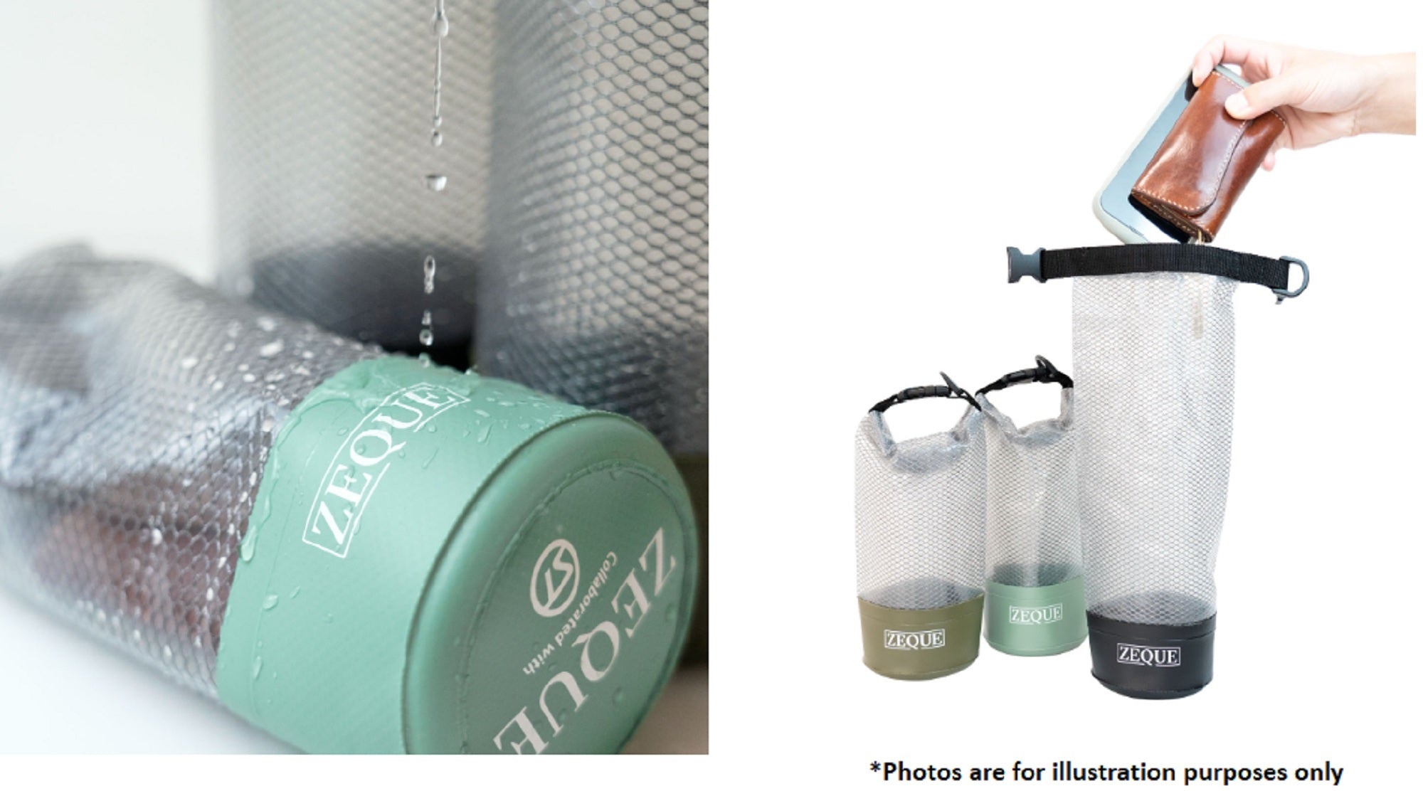 Zeque AS-044 Nude Tube Waterproof Bag 1 Litre 9 x 29 cm (5391)