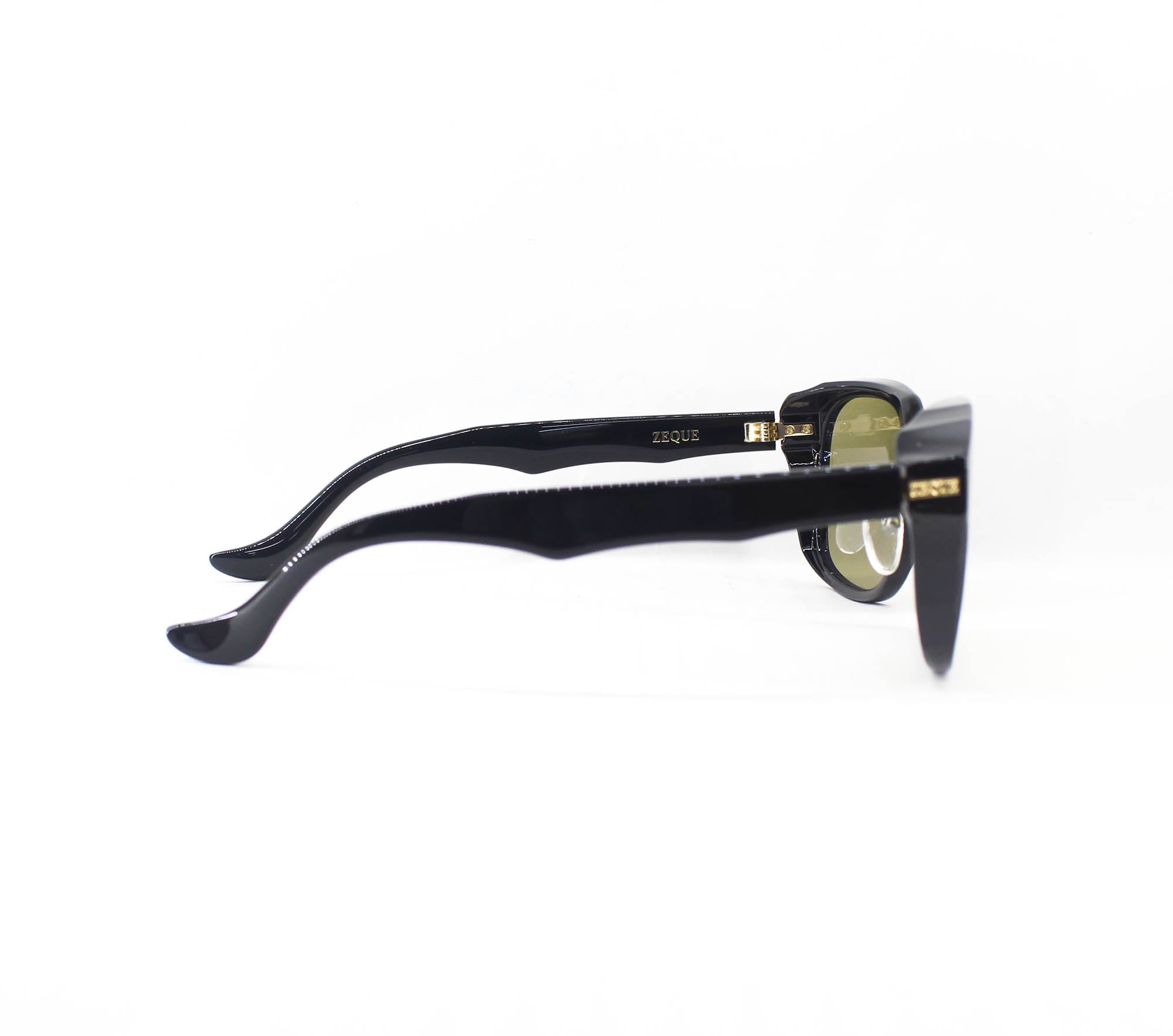 Zeque Polarised Fishing Sunglasses Linx F-2100 Black Gloss TVS (5858)