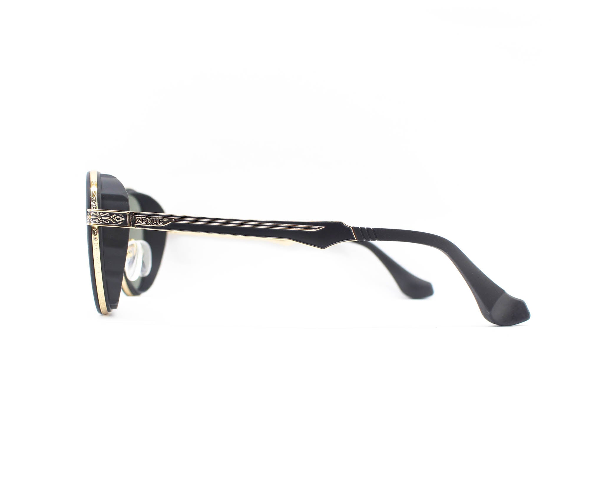Zeque Polarised Fishing Sunglasses Gibson F-2121 Black Gold TVS (5926)