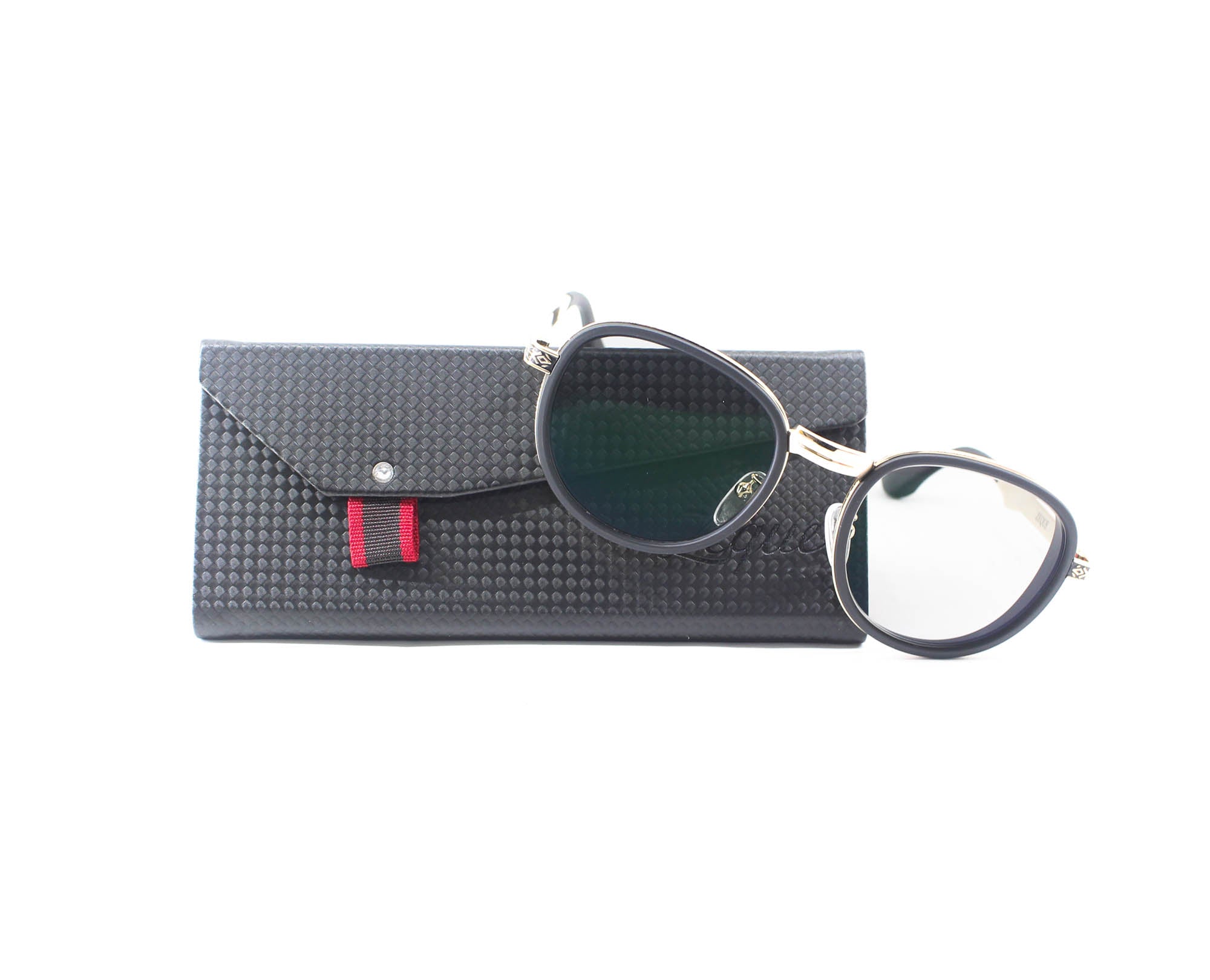 Zeque Polarised Fishing Sunglasses Gibson F-2121 Black Gold TVS (5926)