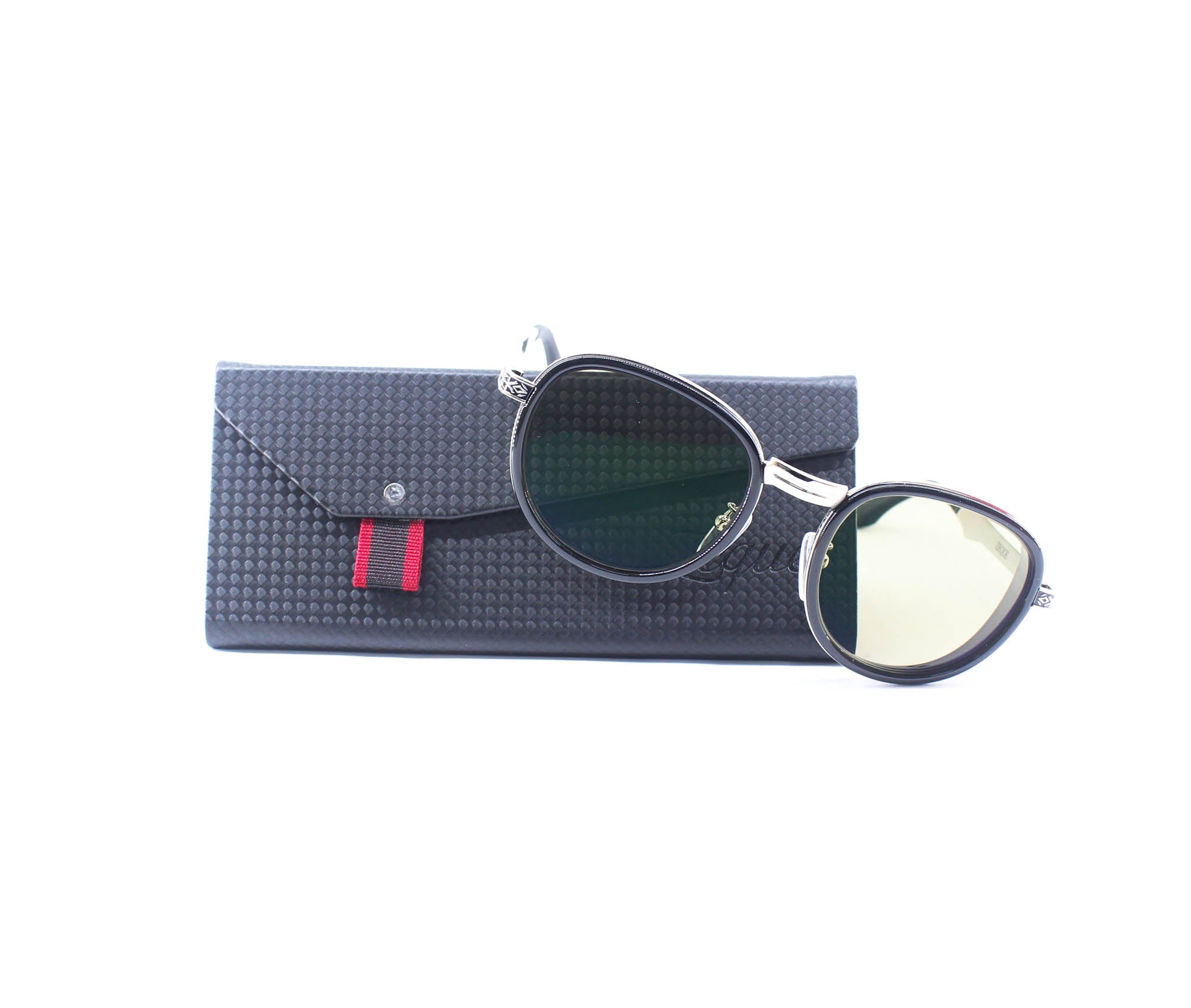 Zeque Polarised Fishing Sunglasses Gibson F-2123 Black Silver TVS (5940)