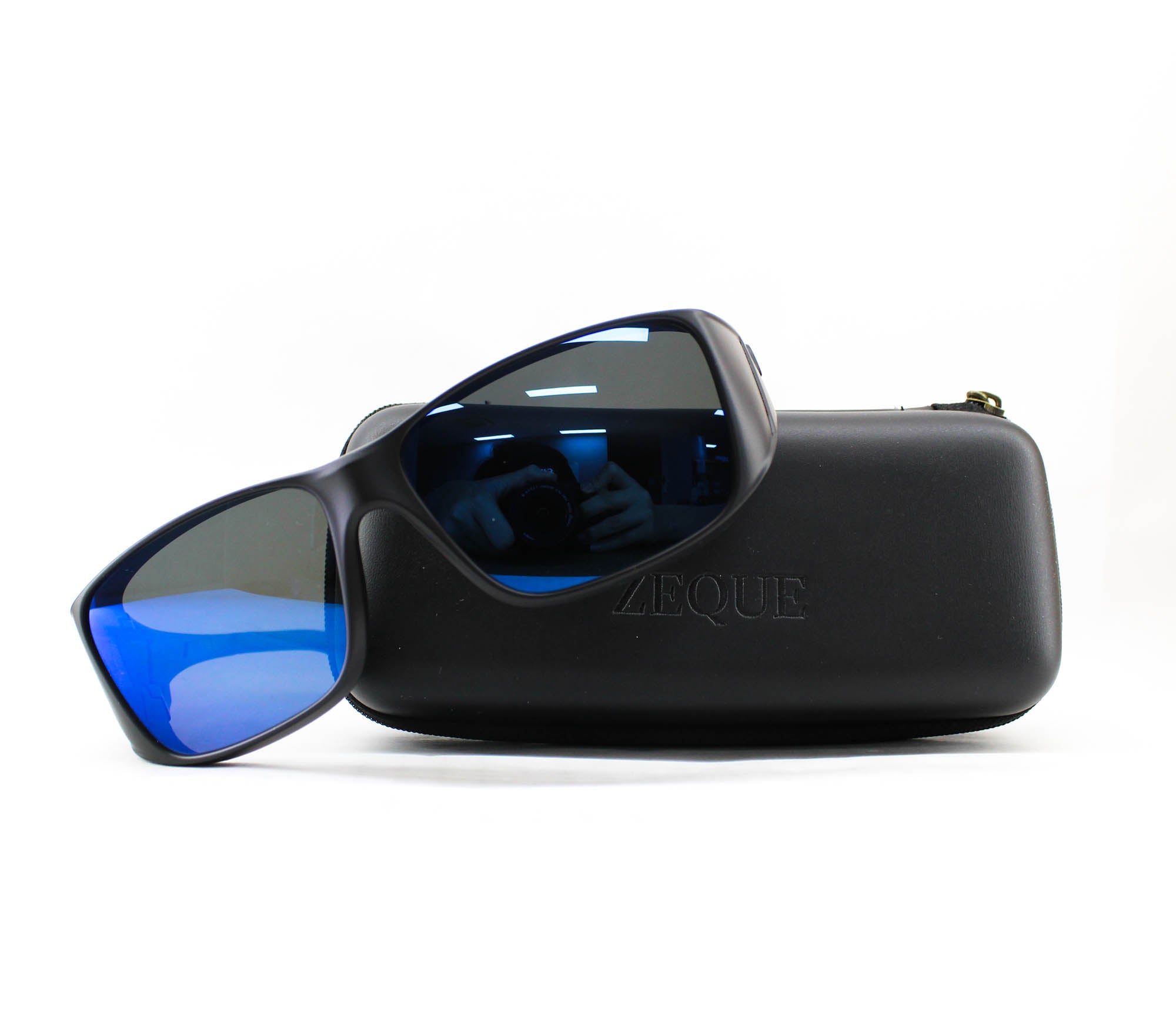 Zeque Polarised Fishing Sunglasses OPA F-1917 TVF Blue Mirror (6534)