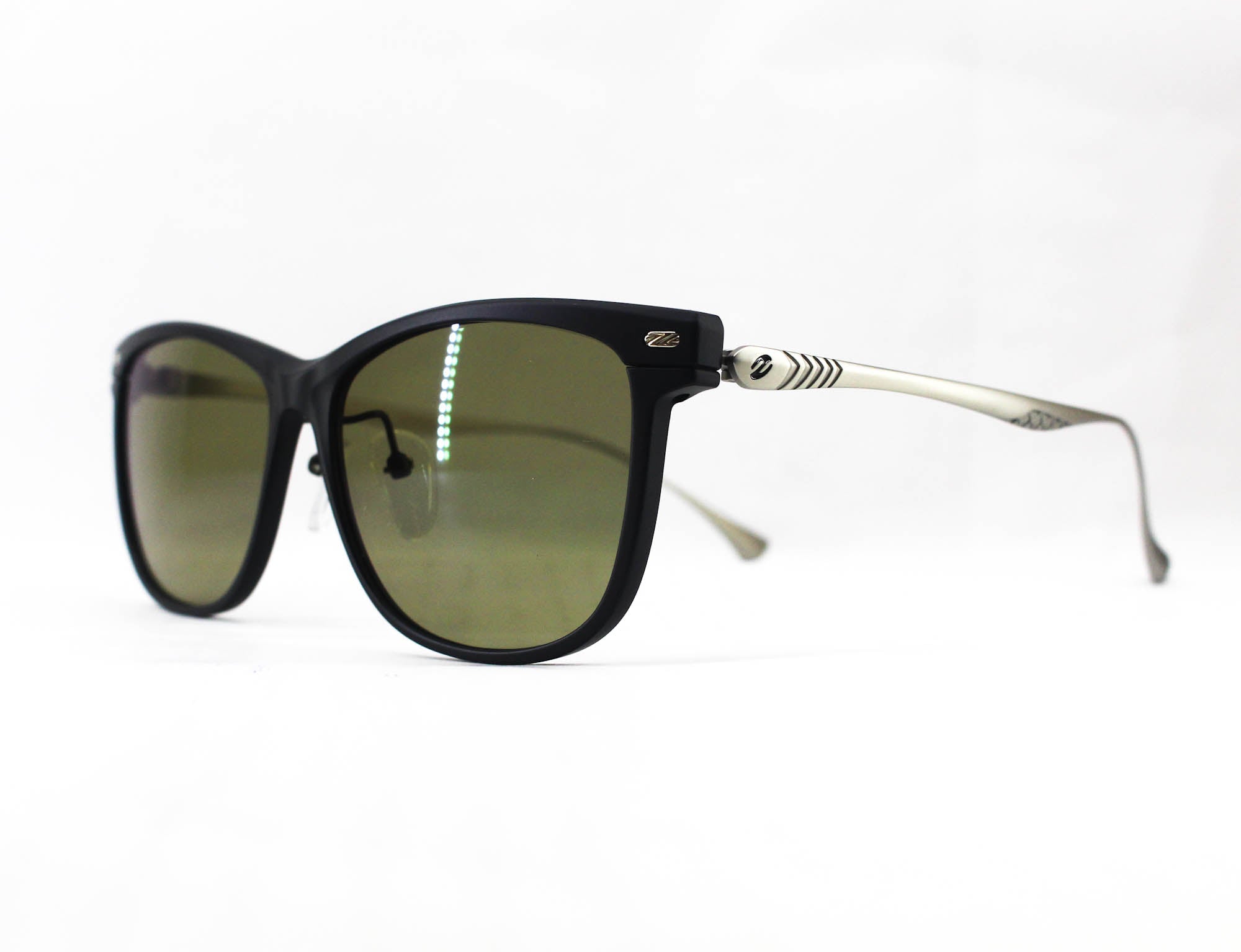 Zeque Polarised Fishing Sunglasses Jonny F-2221 TVS Matte Blk (6930)