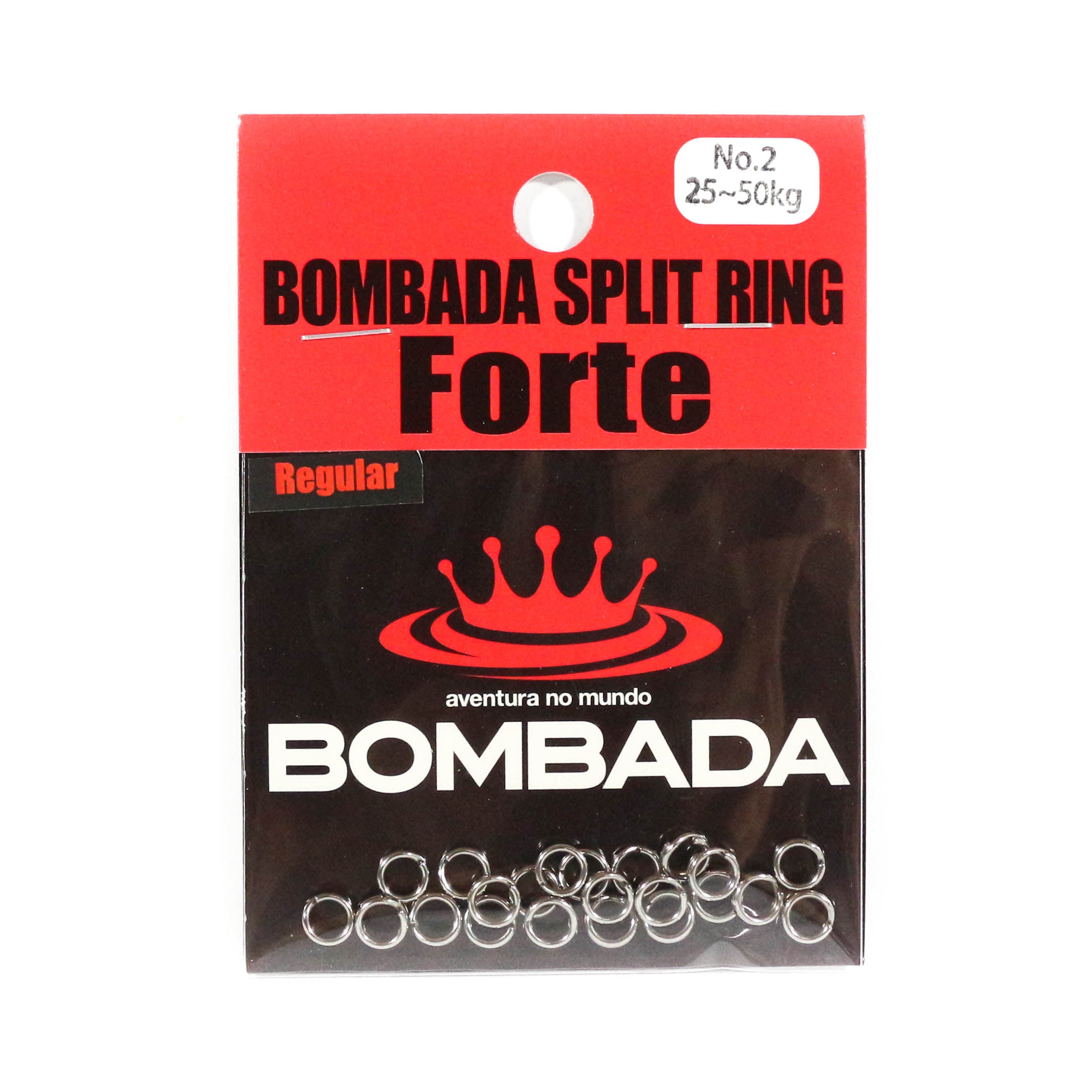 Bombada Split Rings Forte Regular Pack Heavy Duty Size 2 (1010)