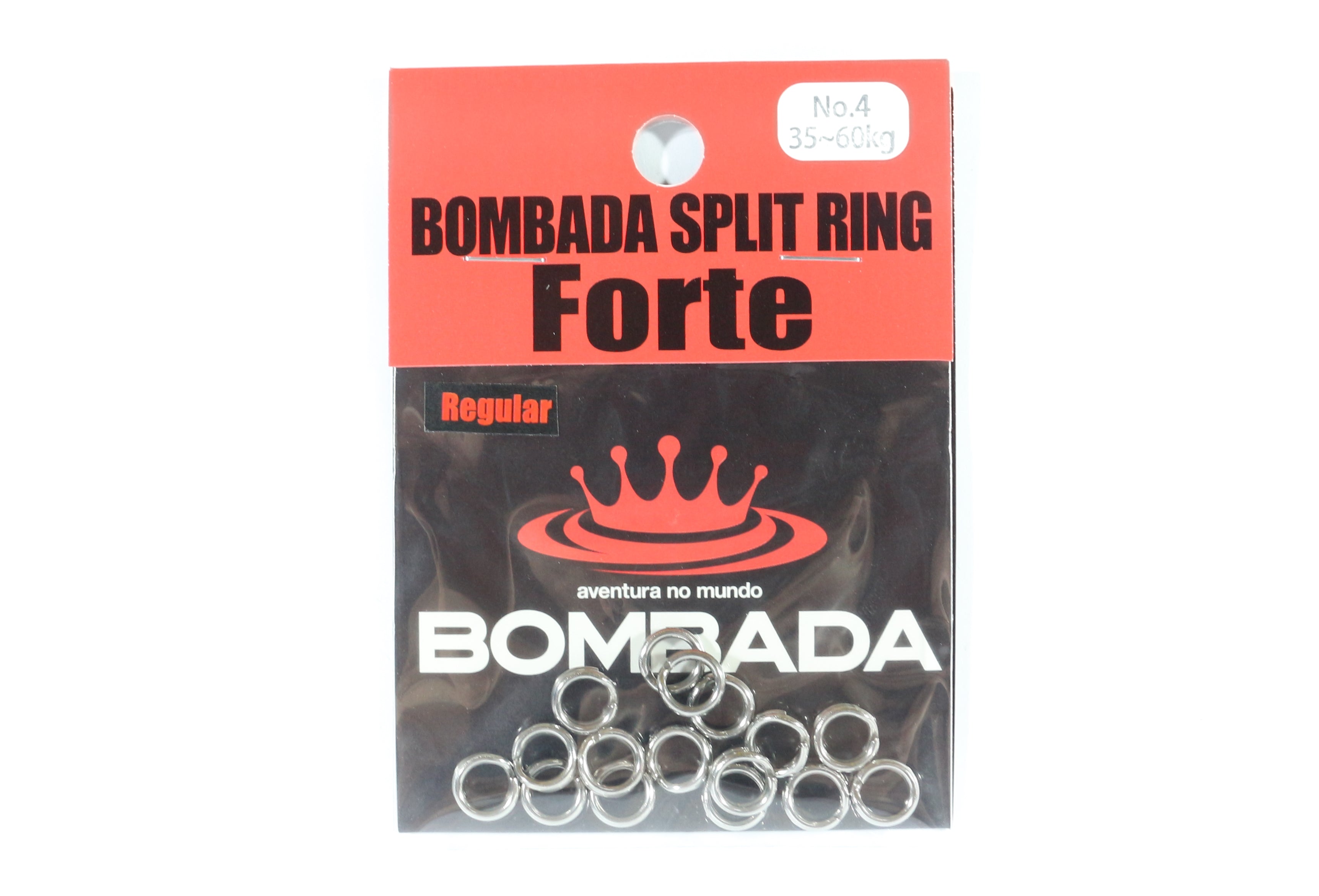 Bombada Split Rings Forte Regular Pack Heavy Duty Size 4 (1034)