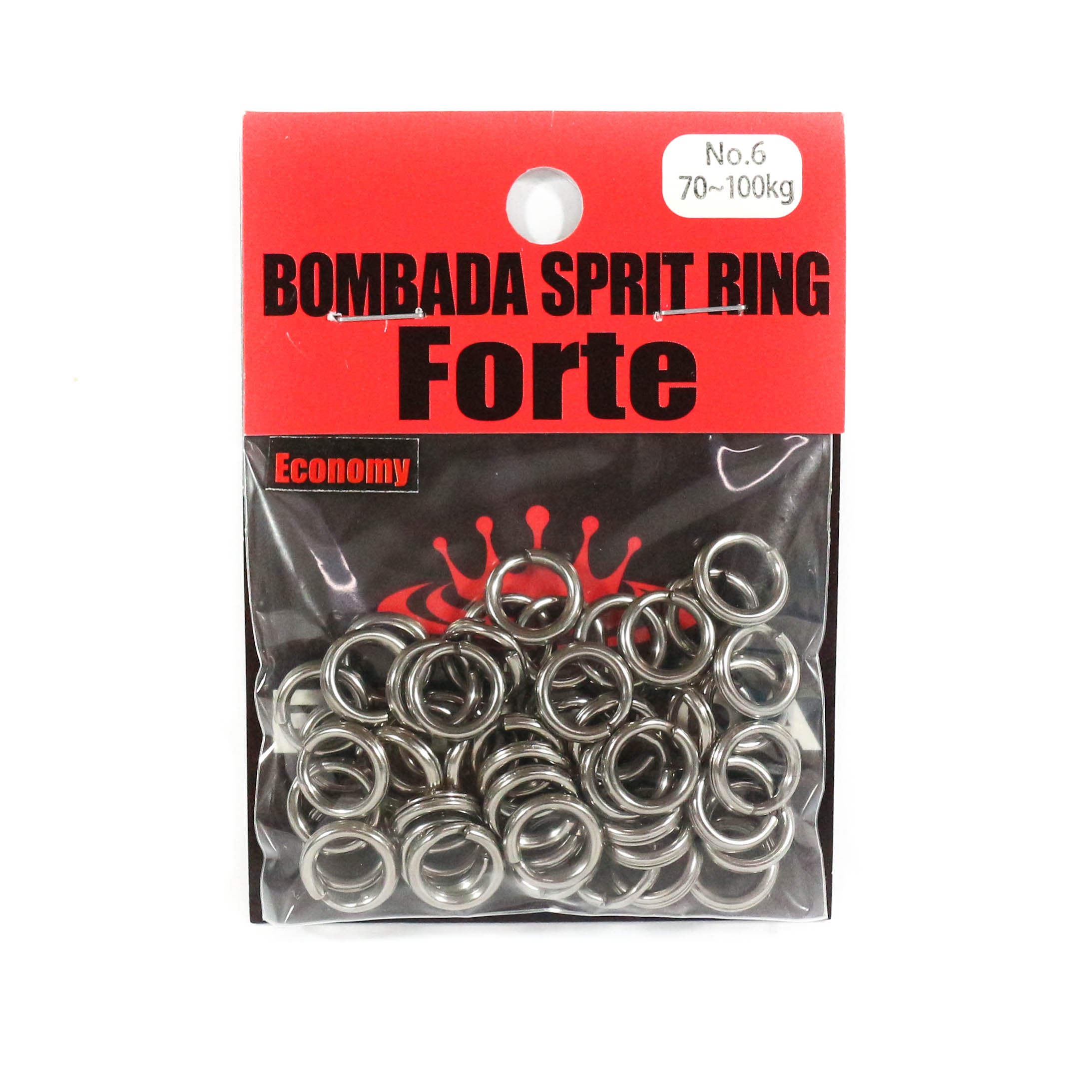 Bombada Split Rings Forte Economy Pack Heavy Duty Size 6 (1102)