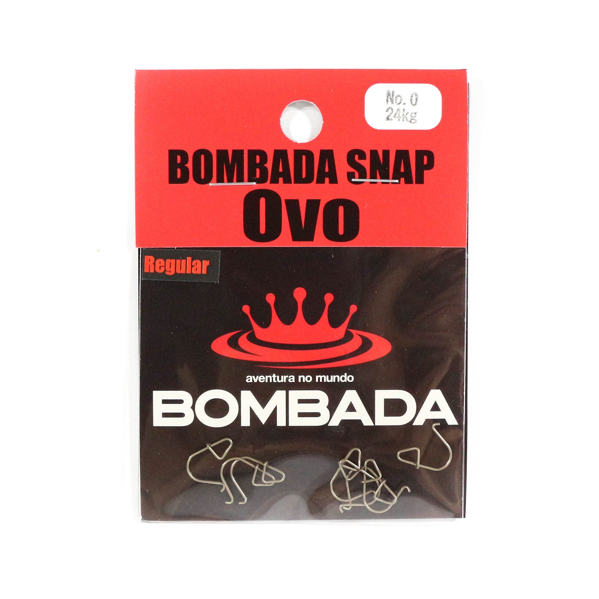 Bombada Lure Snap Ovo Regular Pack Heavy Duty Size 0 (3915)