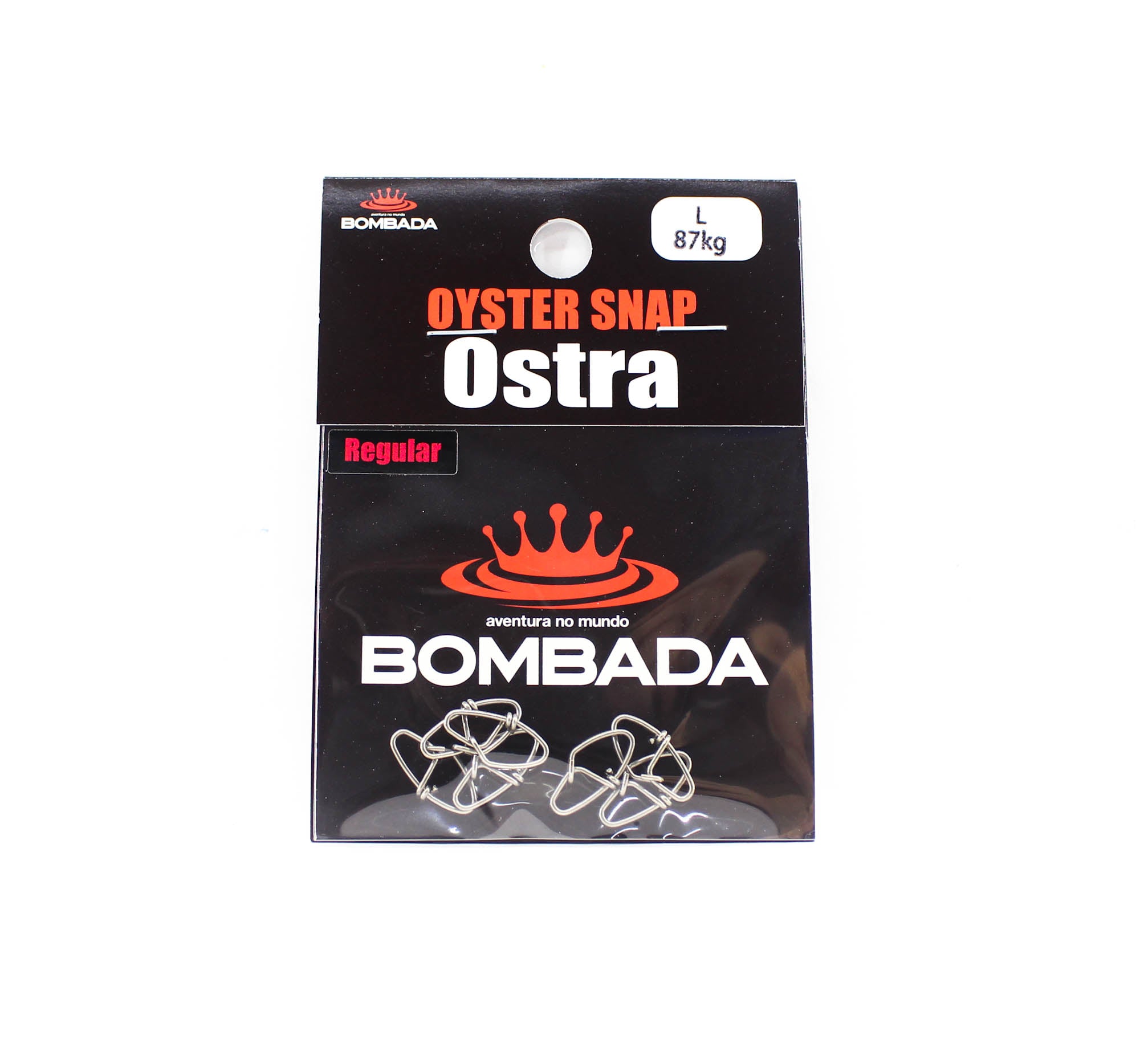 Bombada Lure Snap Ostra Regular Pack Heavy Duty Size L (5650)