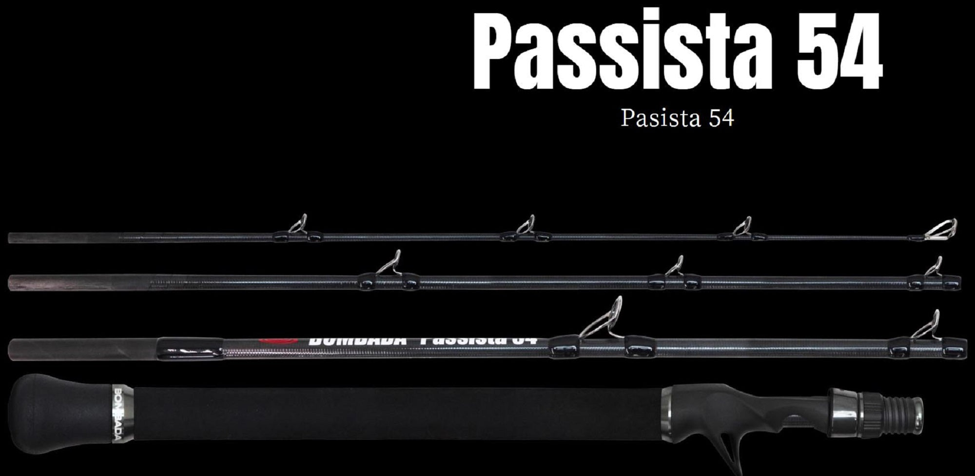 Tulala x Bombada Rod Baitcast Passista 54 4 piece Travel (5728)