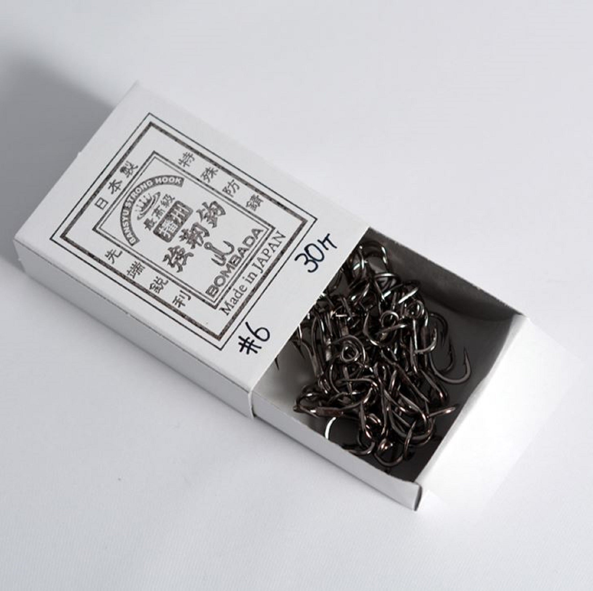 Bombada Treble Hooks 5X Banshu Kyojinbari Size 6-qty 30 (6503)